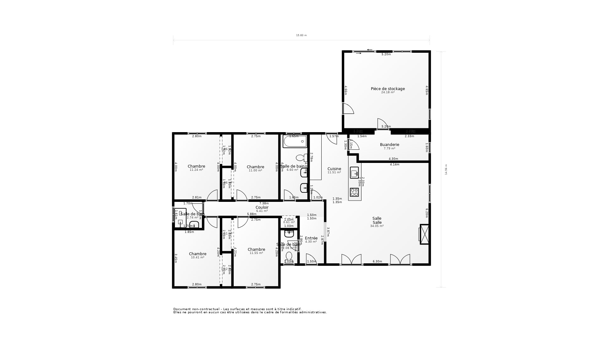 Vente Maison LE HAILLAN - 6 pièces - 138 m² - (33185)