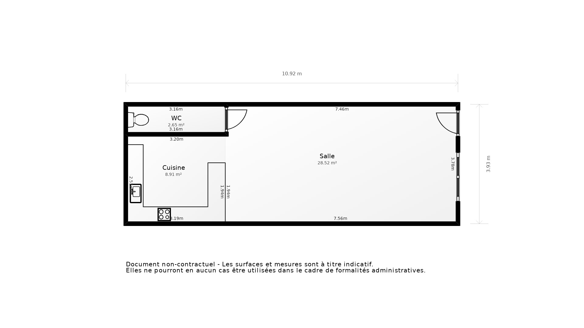 Vente Appartement LA ROCHELLE - 3 pièces - 74 m² - (17000)