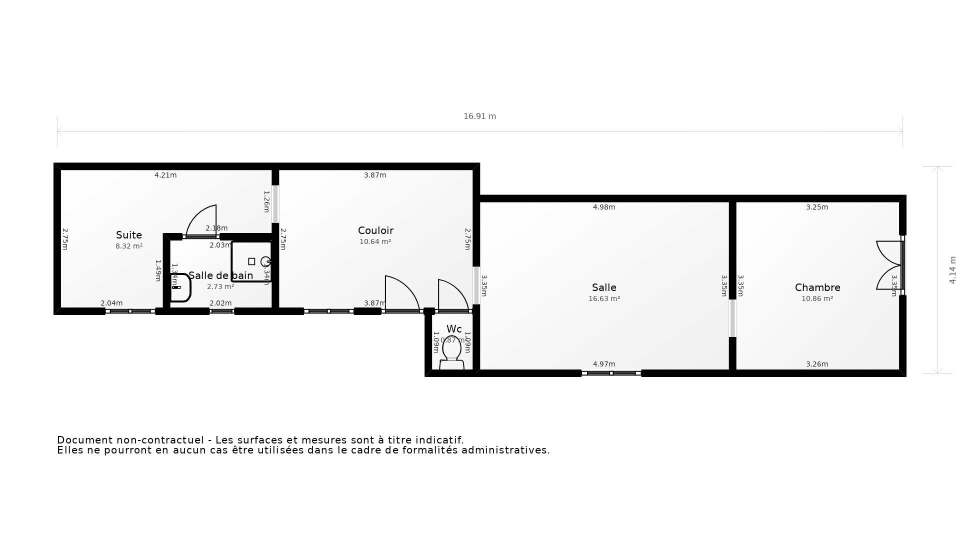 Vente Maison CARRIERES SOUS POISSY - 3 pièces - 55 m² - (78955)