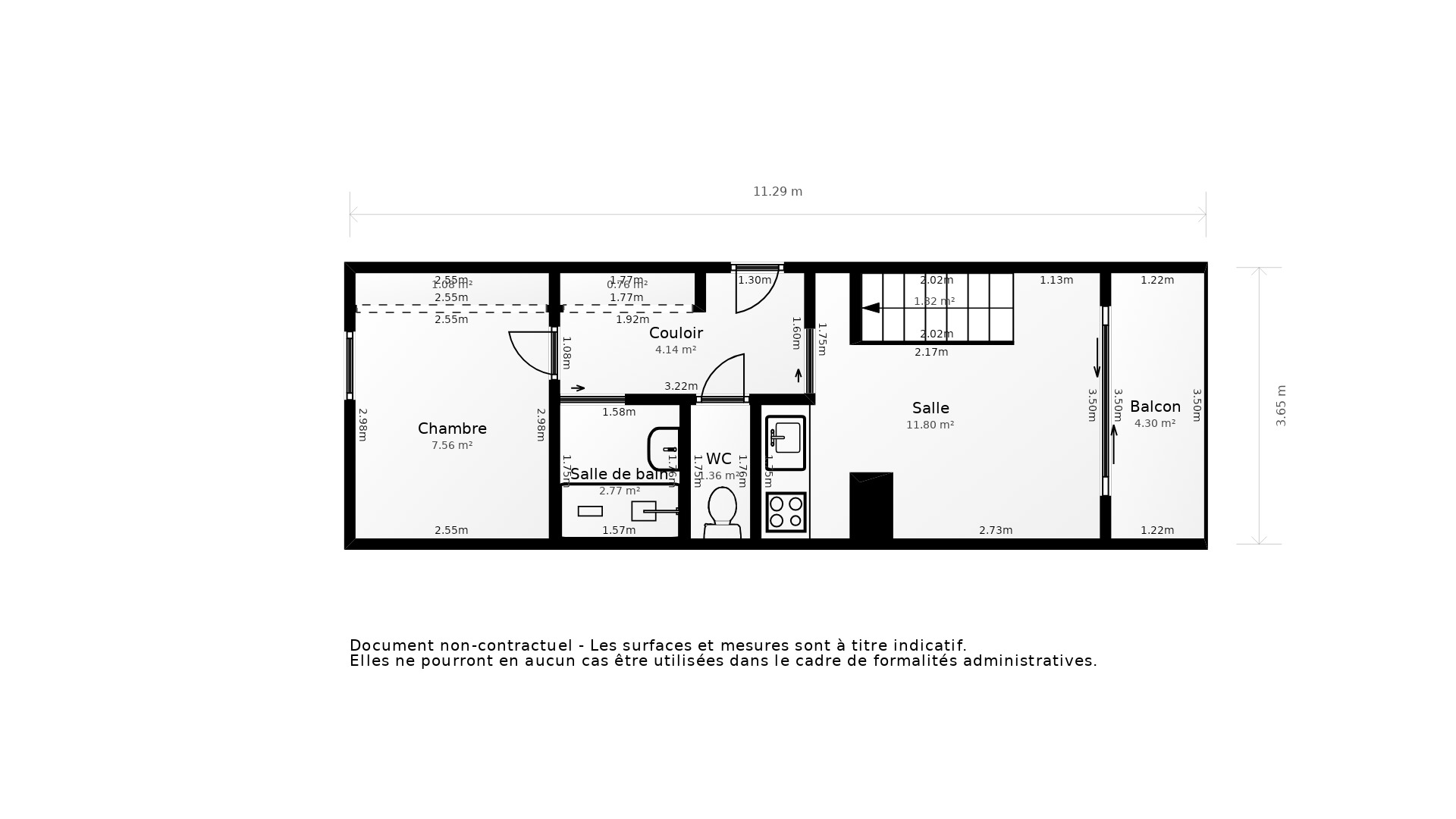 Vente Appartement LES SABLES D OLONNE - 3 pièces - 51 m² - (85100)
