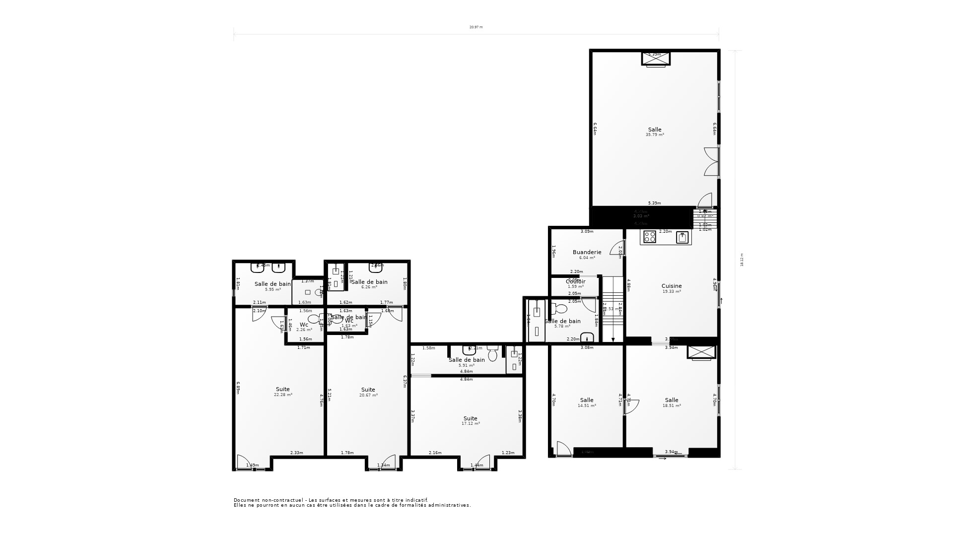 Vente Maison LES SALLES DE CASTILLON - 6 pièces - 250 m² - (33350)