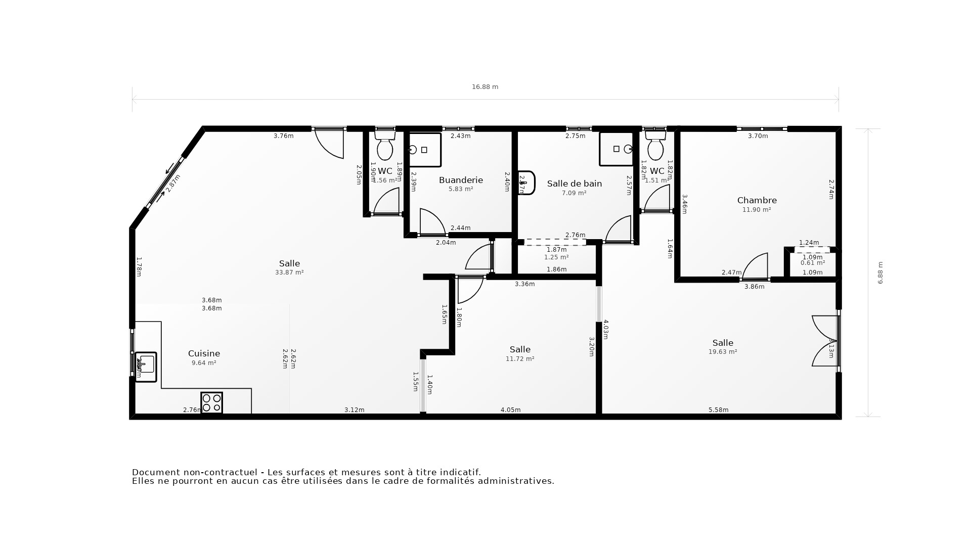 Vente Maison ST SEURIN SUR L ISLE - 3 pièces - 96 m² - (33660)