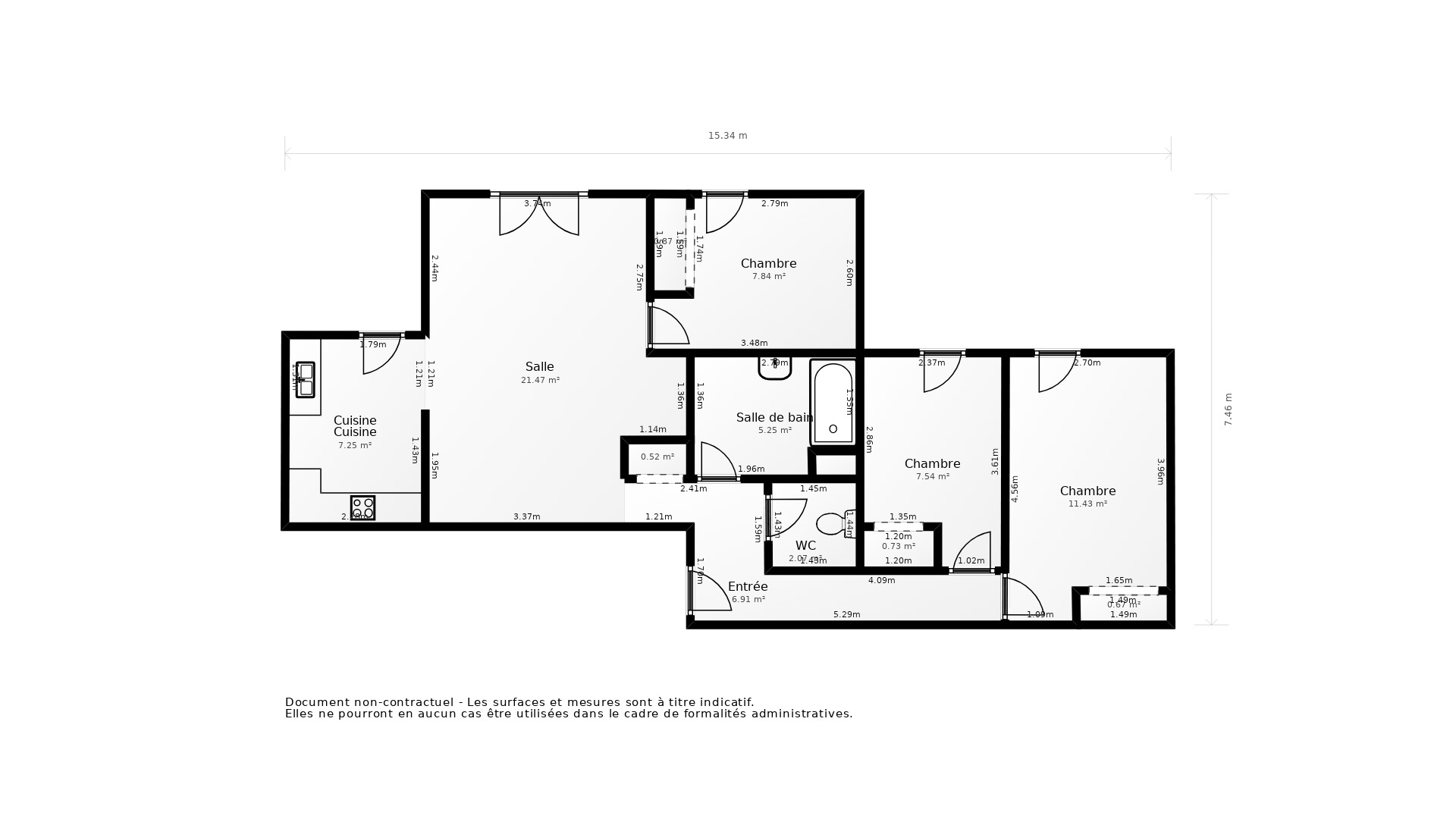 Vente Appartement BORDEAUX - 4 pièces - 84,9 m² - (33300)