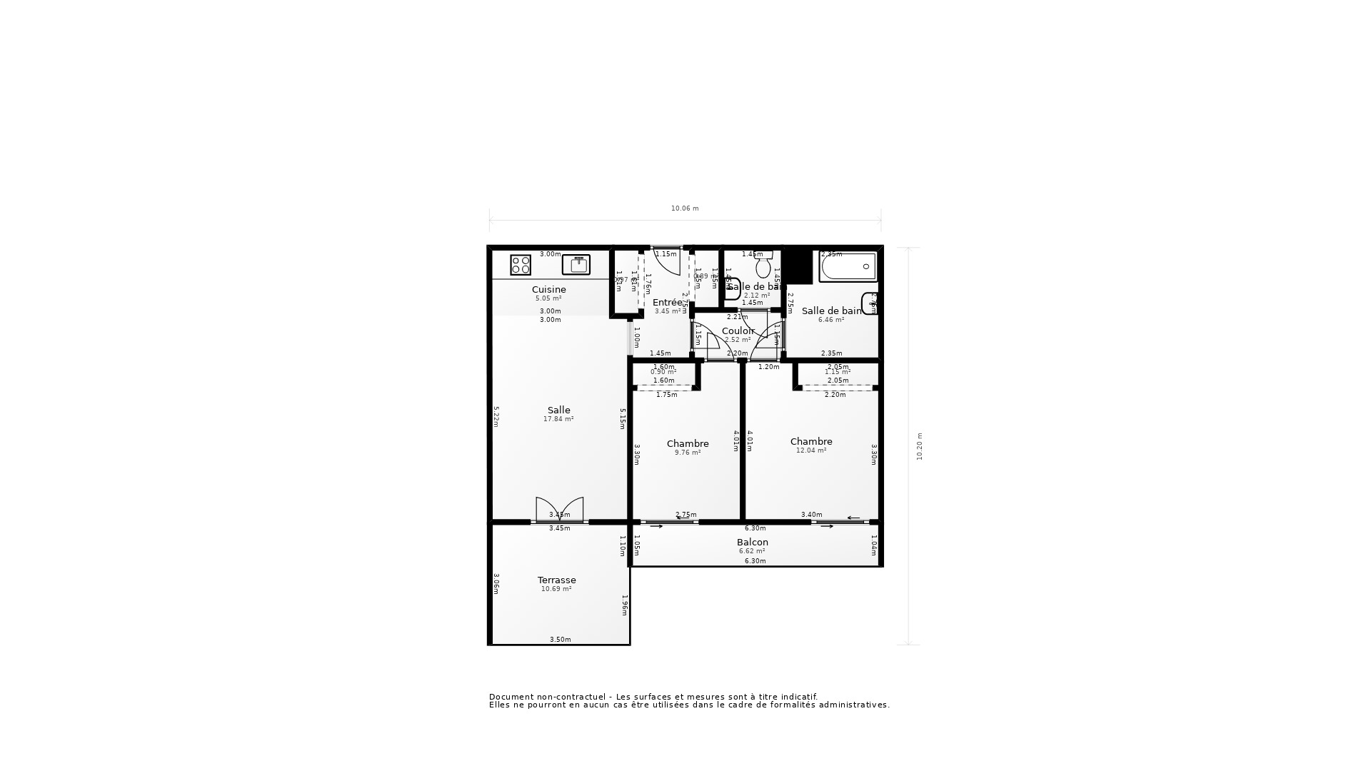 Vente Appartement BRUGES - 3 pièces - 63 m² - (33520)