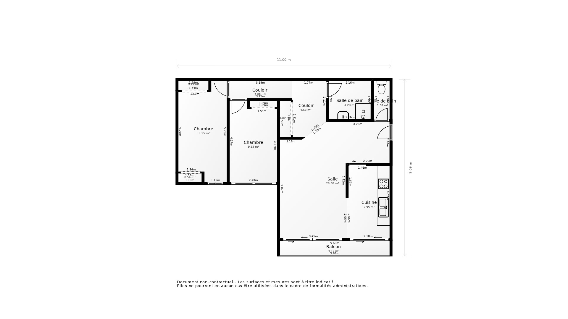 Vente Appartement BRUGES - 3 pièces - 75 m² - (33520)