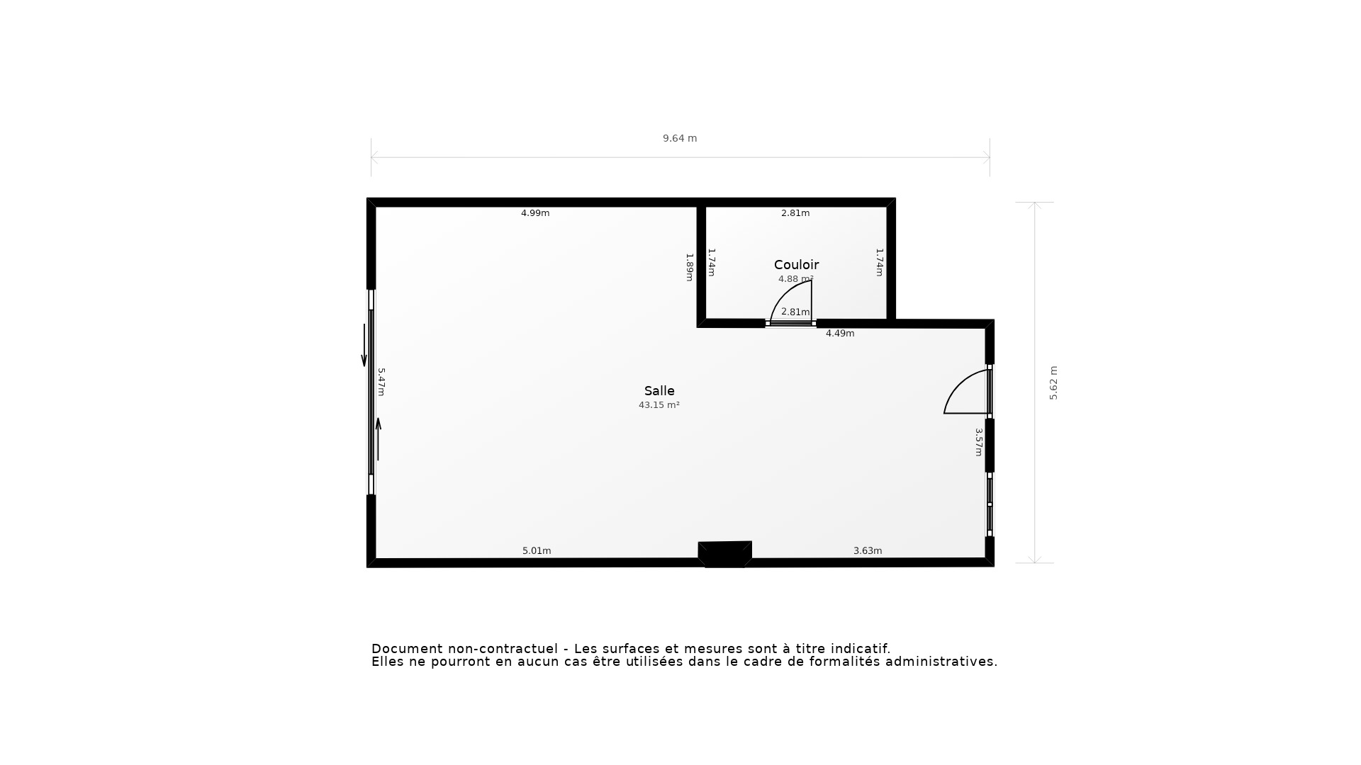 Vente Maison VILLENAVE D ORNON - 2 pièces - 62 m² - (33140)