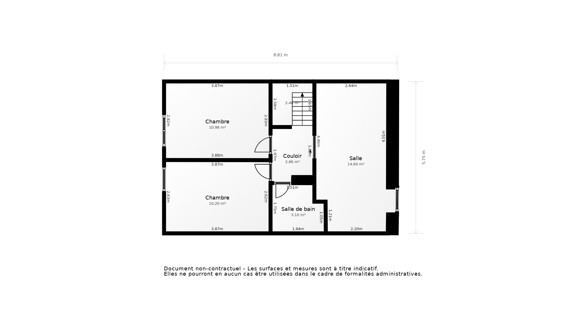 Vente Maison VILLENAVE D ORNON - 2 pièces - 95 m² - (33140)