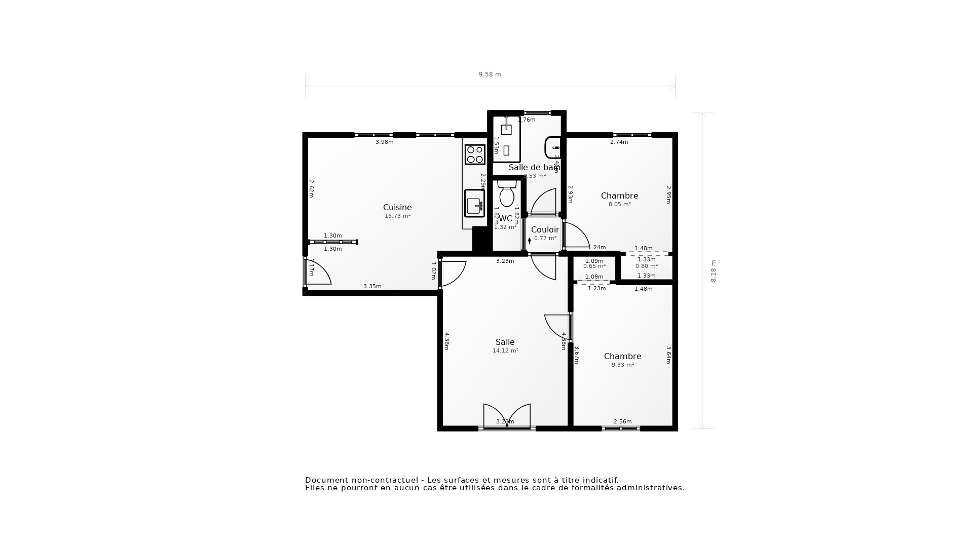 Vente Appartement BORDEAUX - 4 pièces - 64 m² - (33200)