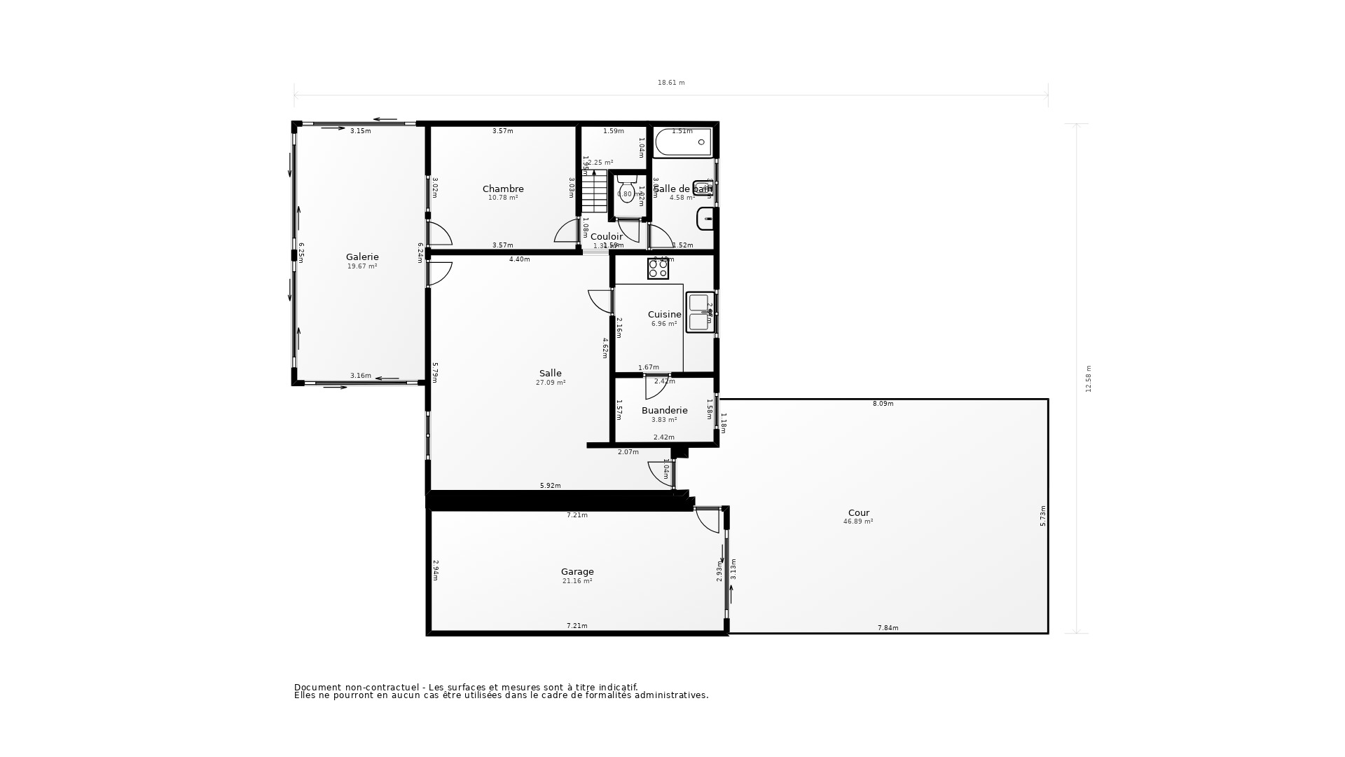 Vente Maison JONZAC - 4 pièces - 118 m² - (17500)