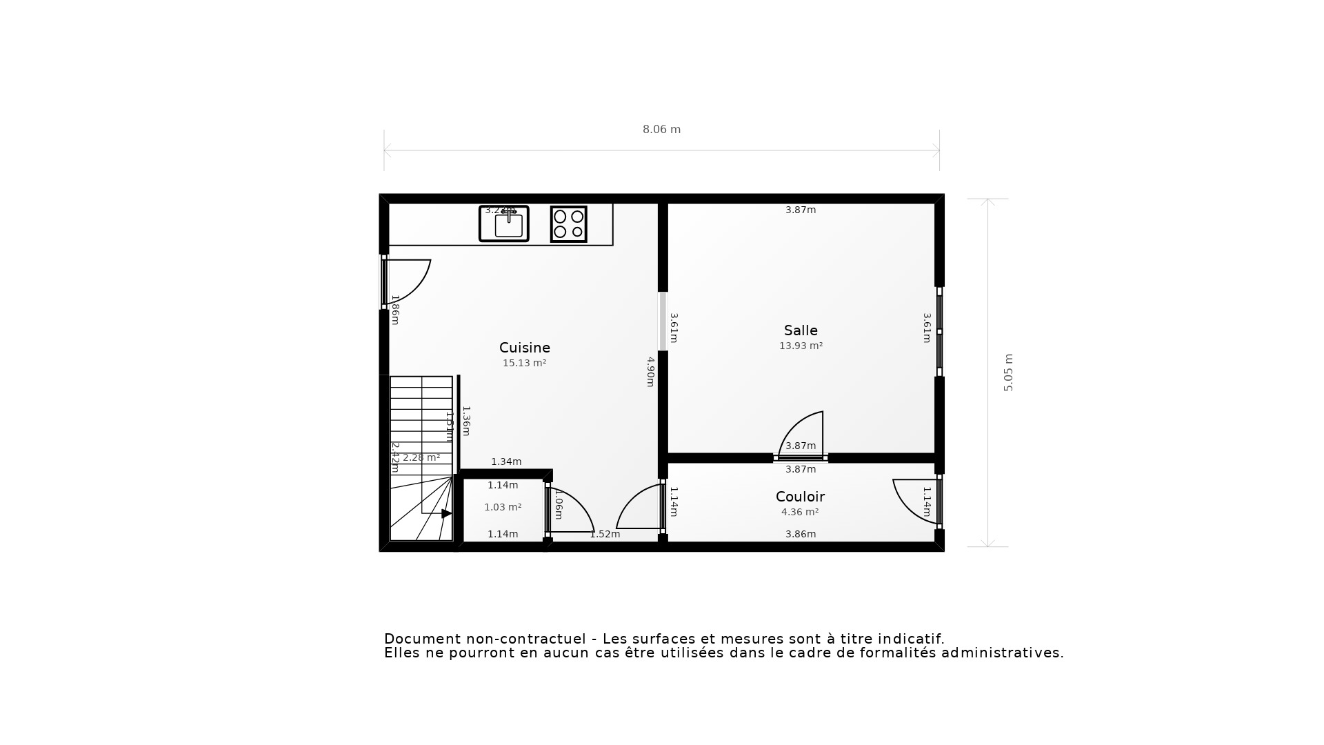 Vente Maison FOURAS - 3 pièces - 75 m² - (17450)