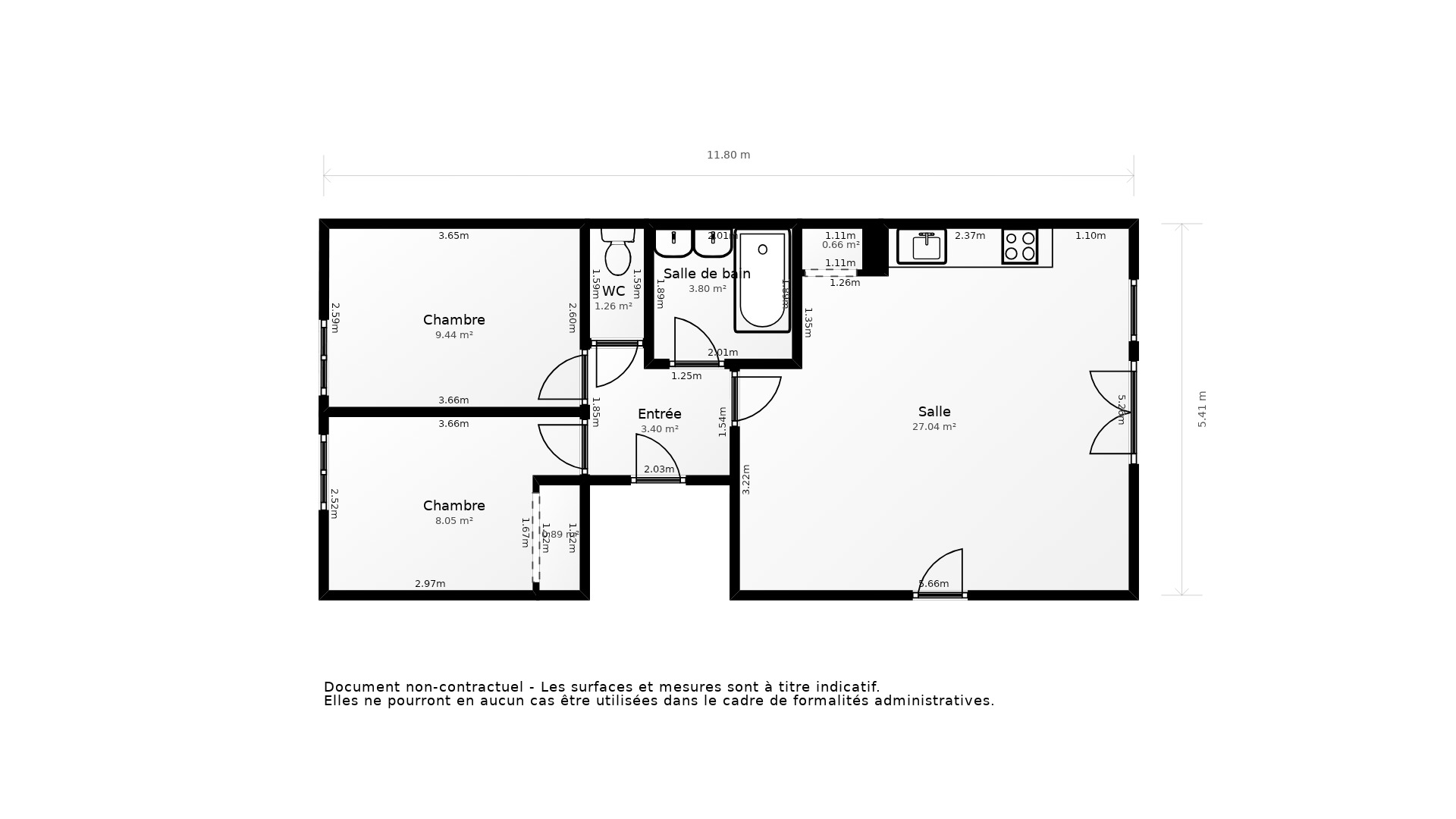 Vente Appartement PAREMPUYRE - 3 pièces - 60 m² - (33290)