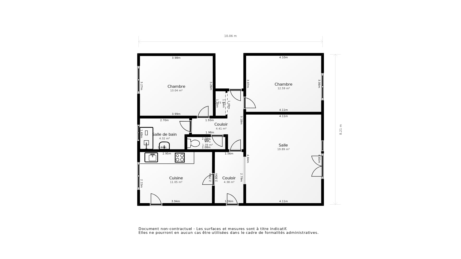Vente Appartement ORVAULT - 3 pièces - 74 m² - (44700)