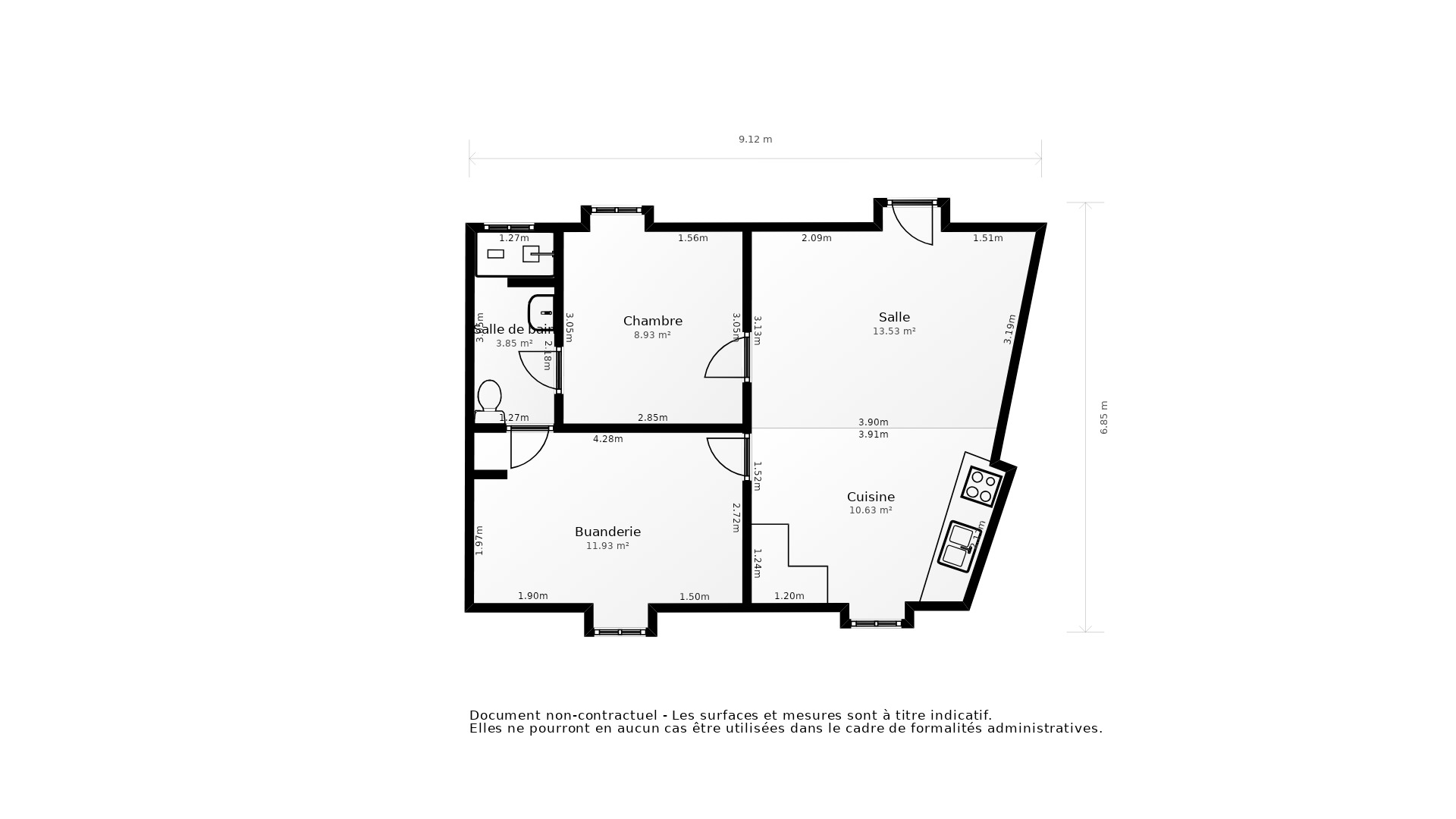 Vente Maison ST GEORGES D OLERON - 3 pièces - 49 m² - (17190)