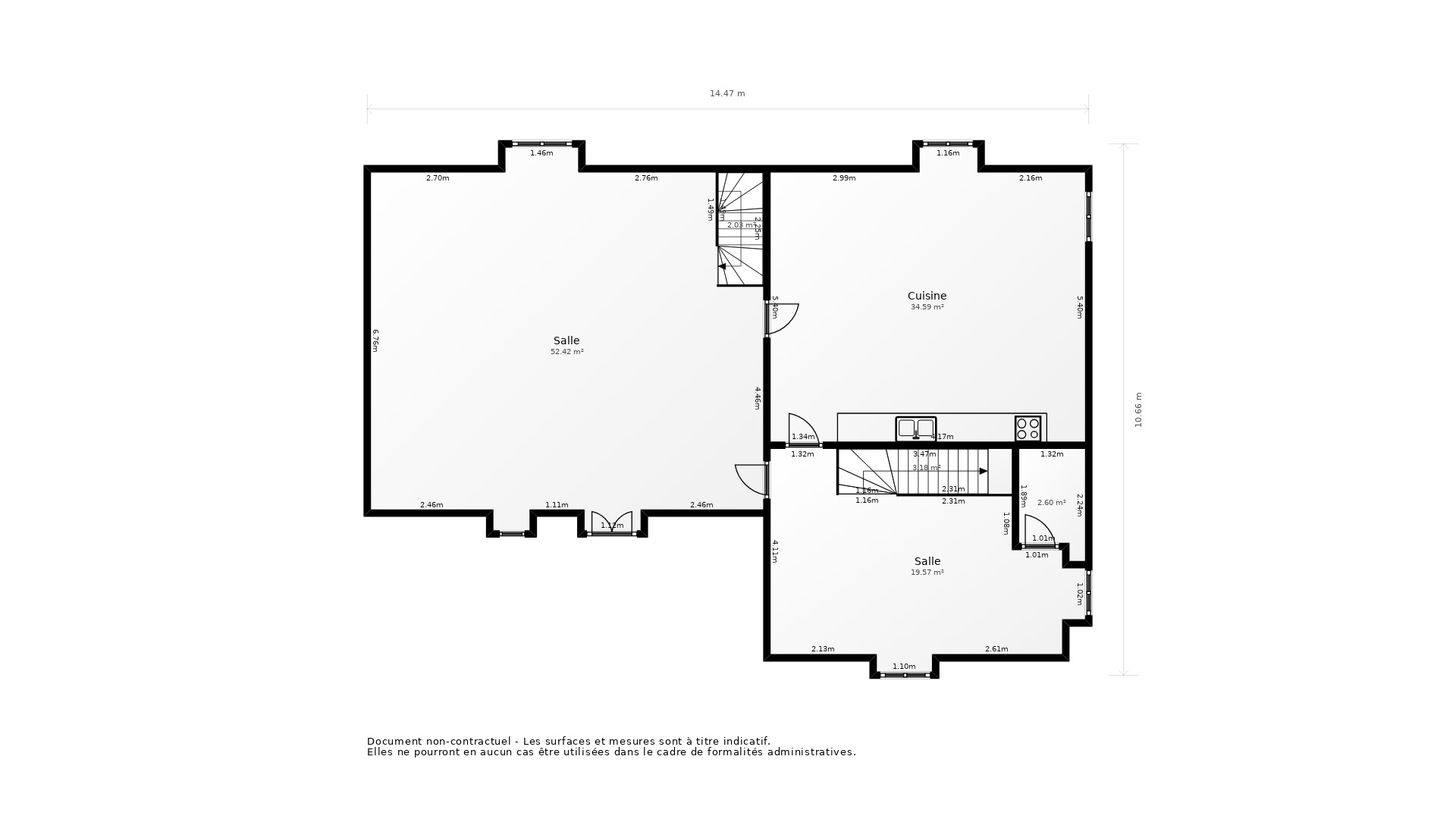 Vente Maison NANTHEUIL - 6 pièces - 227 m² - (24800)
