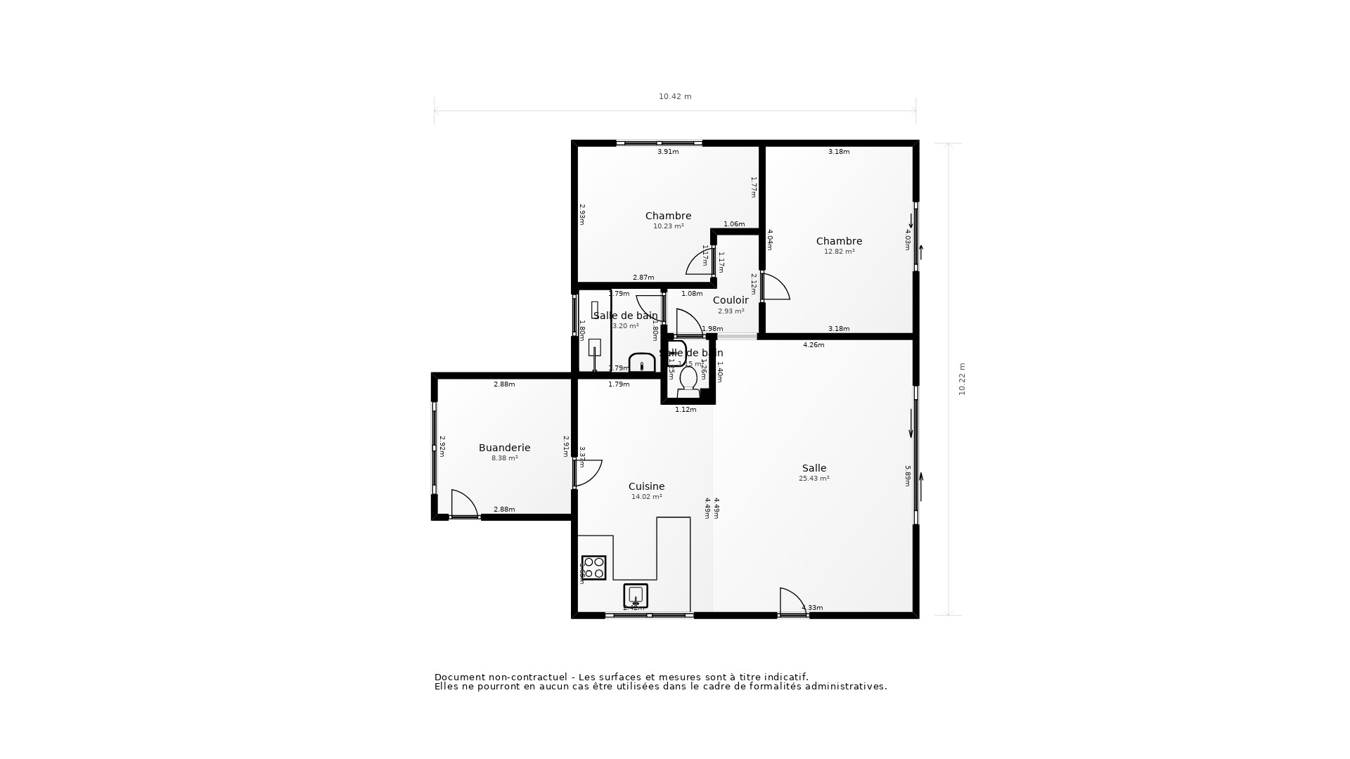 Vente Maison PLOUGUERNEAU - 3 pièces - 73 m² - (29880)