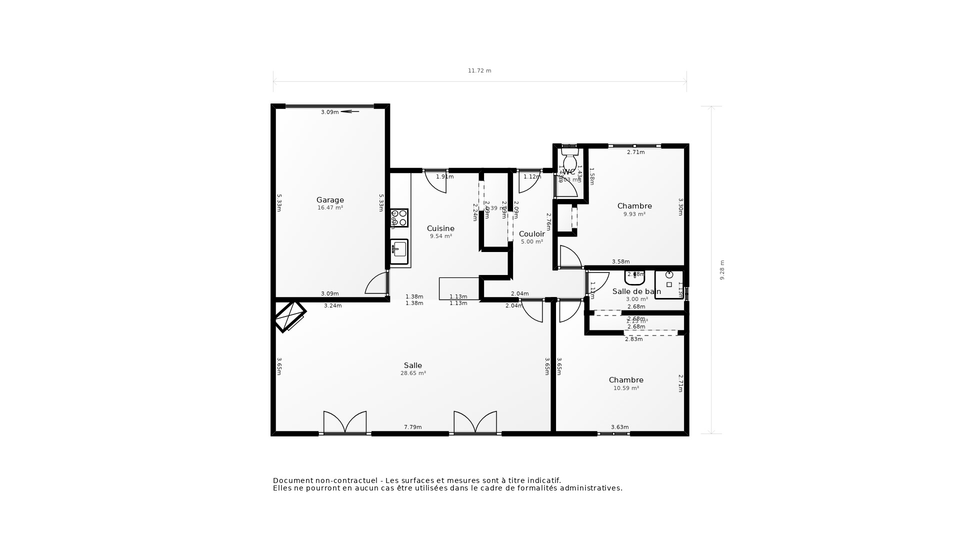 Vente Maison LA BREE LES BAINS - 3 pièces - 74 m² - (17840)