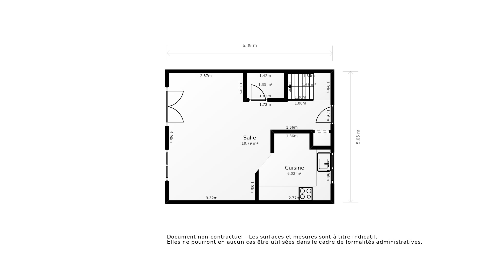 Vente Maison CARBON BLANC - 3 pièces - 52 m² - (33560)
