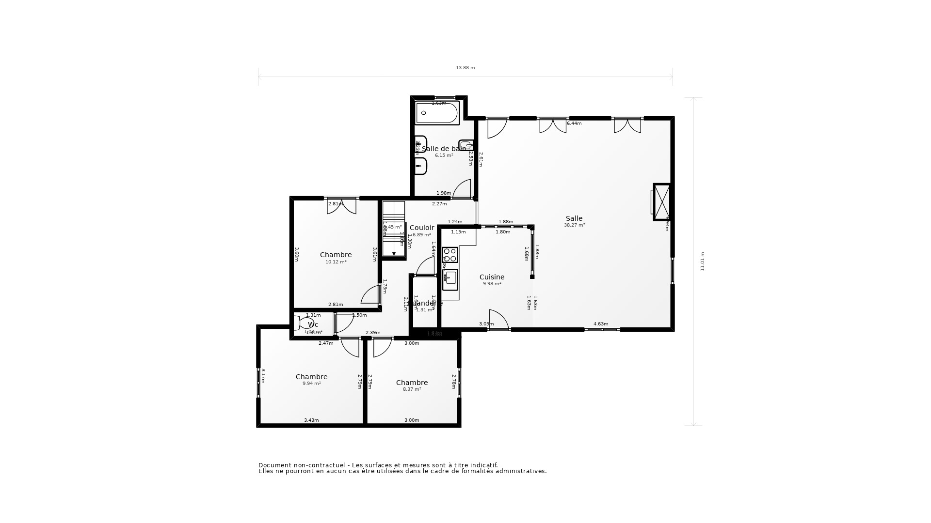 Vente Maison MIRAMONT DE GUYENNE - 5 pièces - 111 m² - (47800)