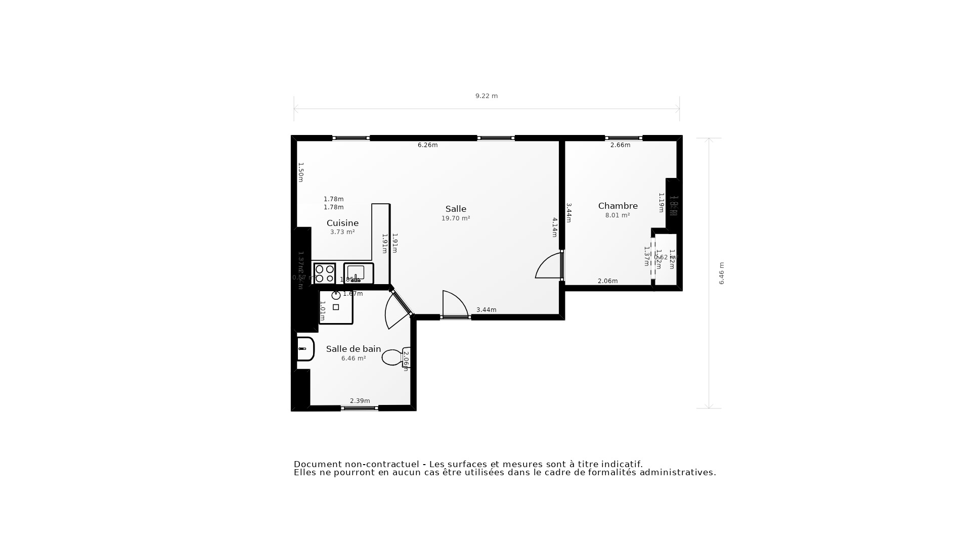 Vente Appartement POISSY - 2 pièces - 29 m² - (78300)
