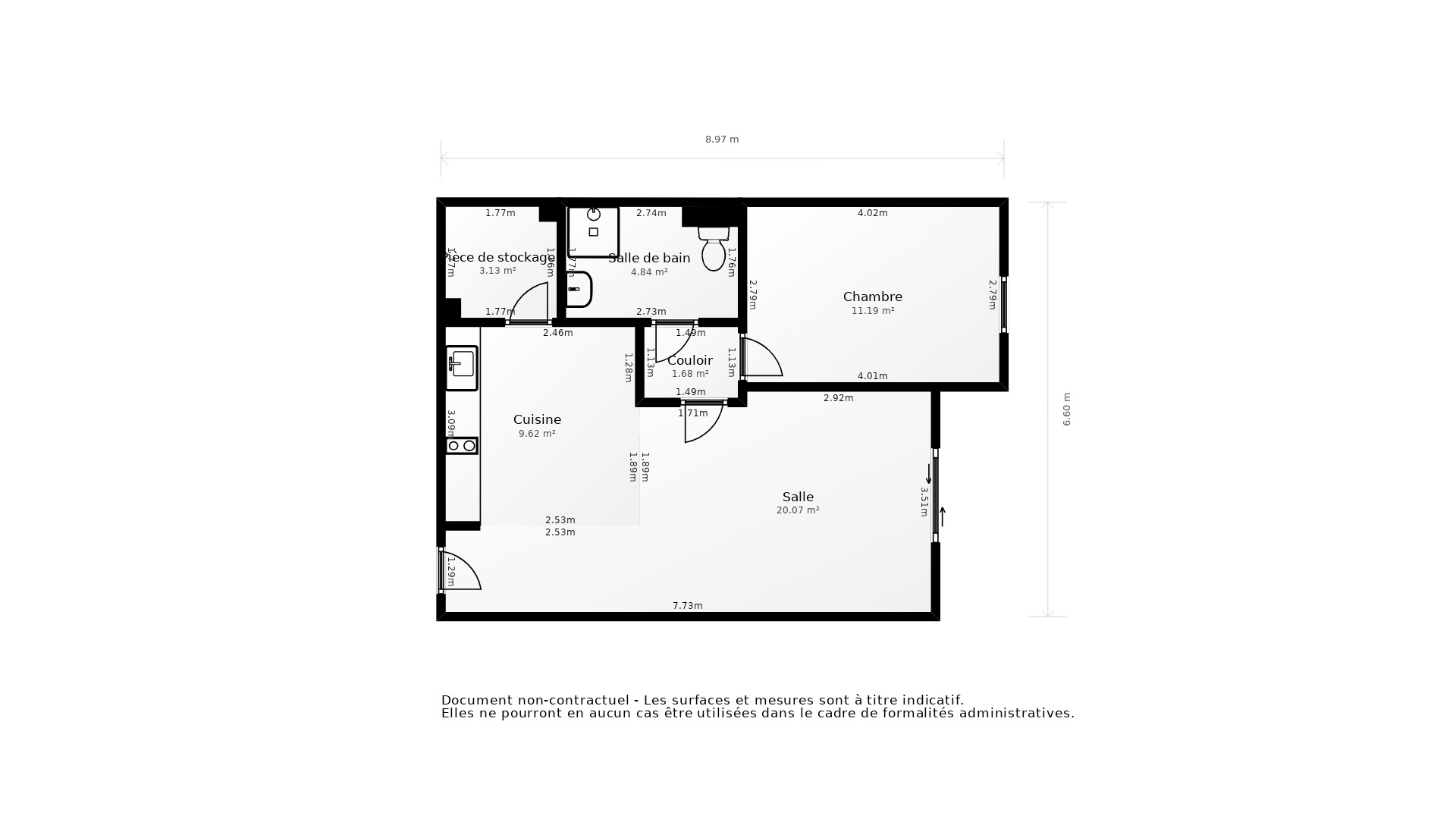 Vente Appartement GRADIGNAN - 2 pièces - 50 m² - (33170)