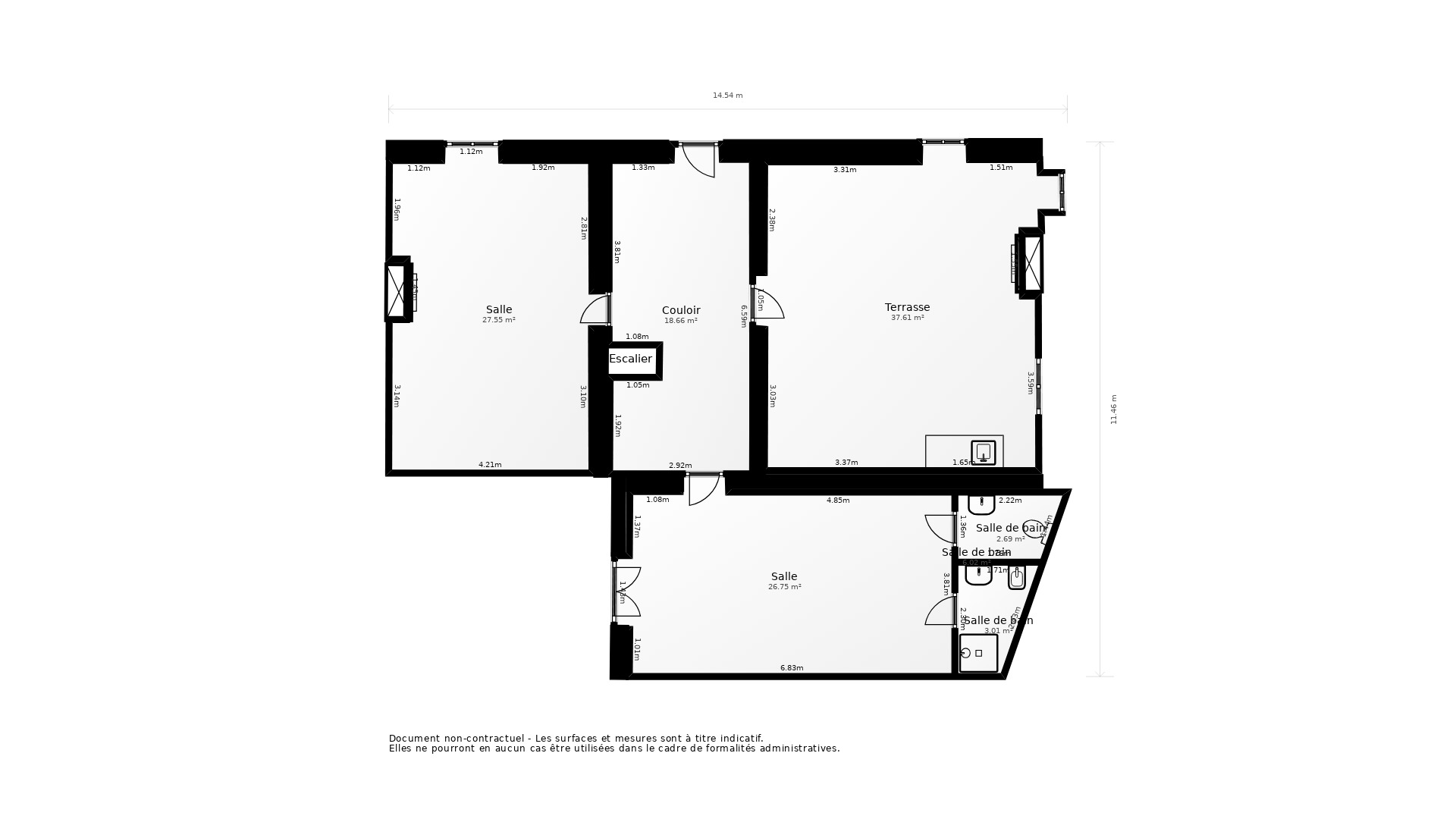 Vente Maison NEUILLAC - 3 pièces - 146 m² - (17520)