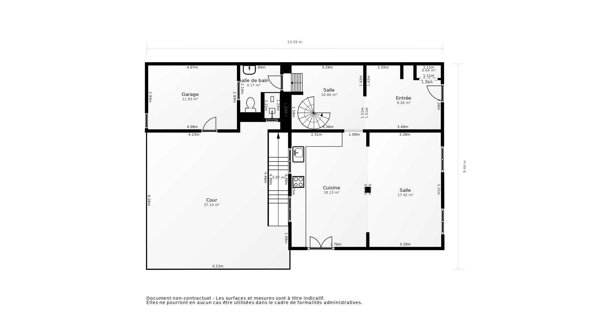 Vente Maison BAYON SUR GIRONDE - 5 pièces - 114 m² - (33710)