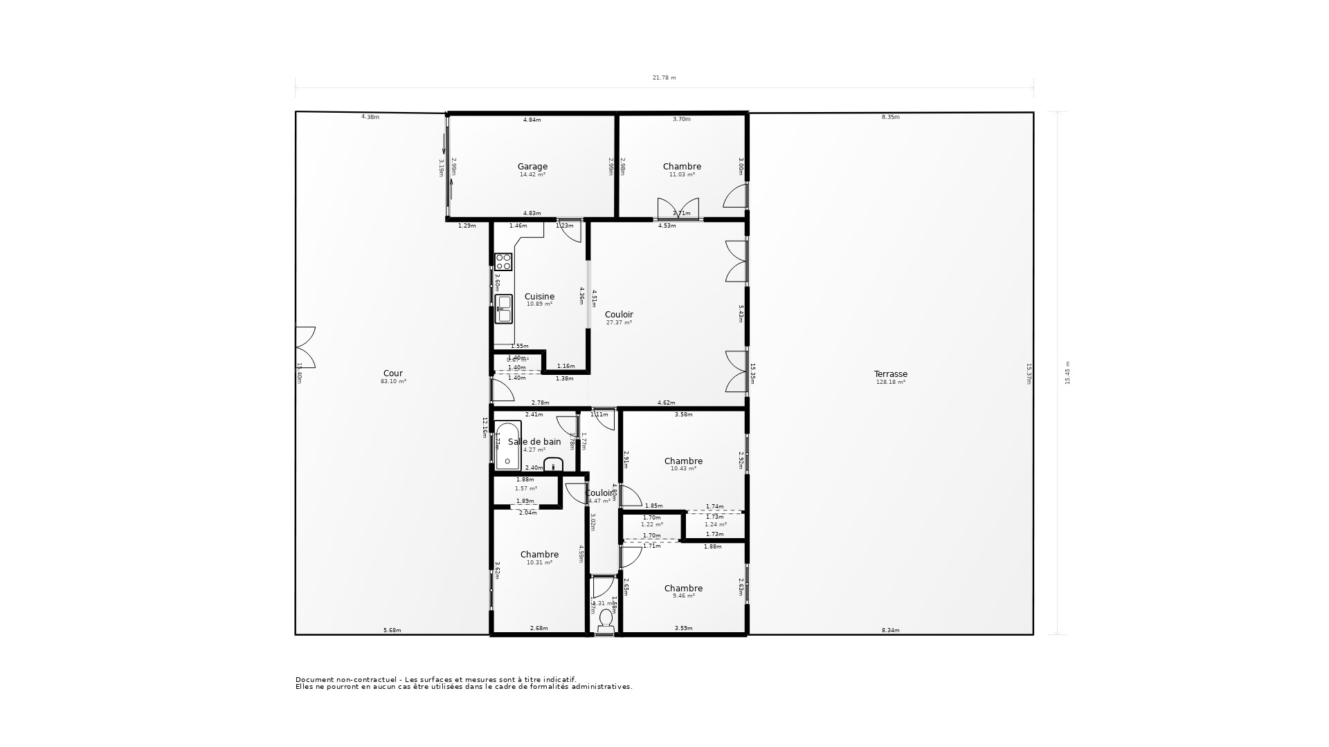 Vente Maison ST MARTIAL DE VITATERNE - 5 pièces - 110 m² - (17500)