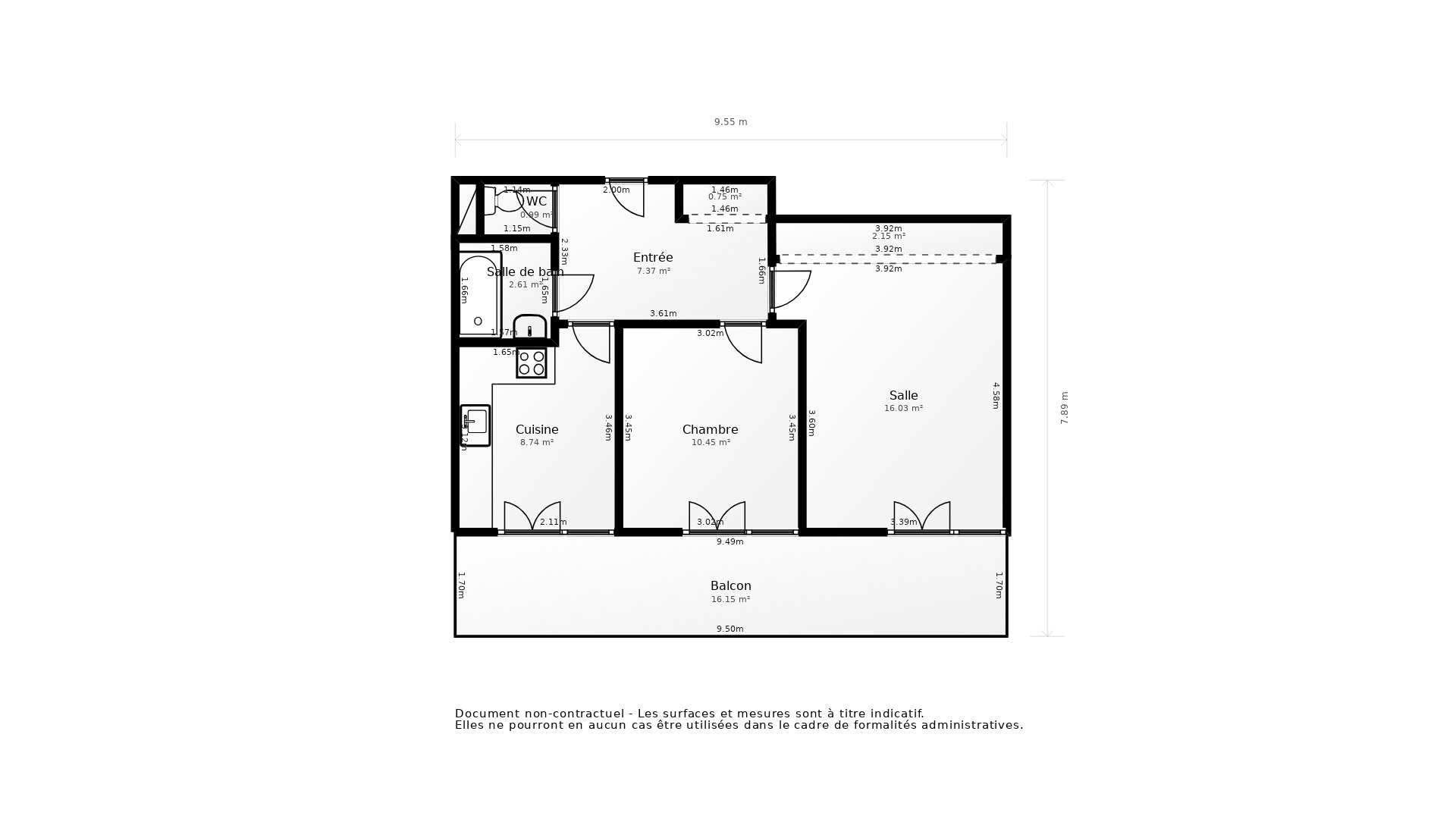 Vente Appartement LYON 05 - 2 pièces - 48 m² - (69005)