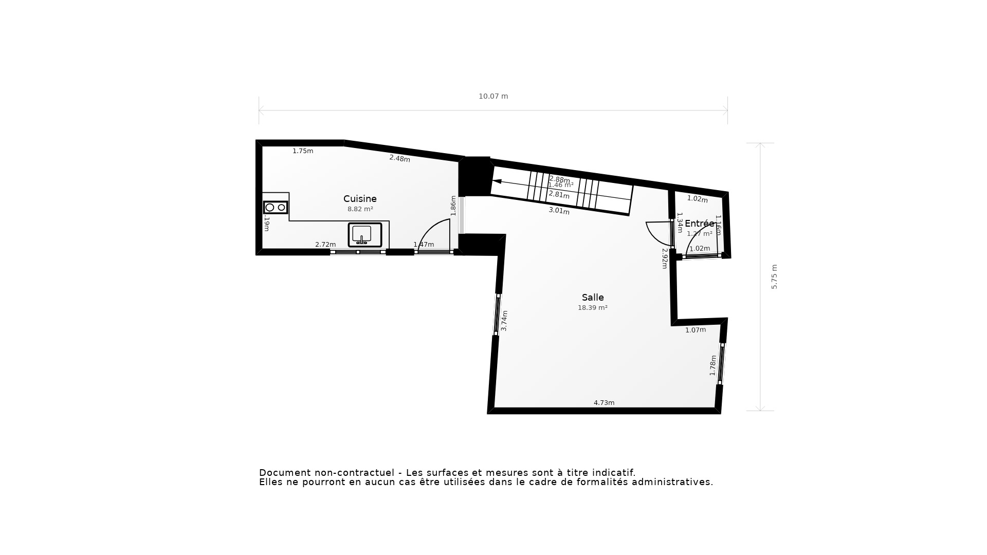 Vente Maison LANDERNEAU - 3 pièces - 56 m² - (29800)