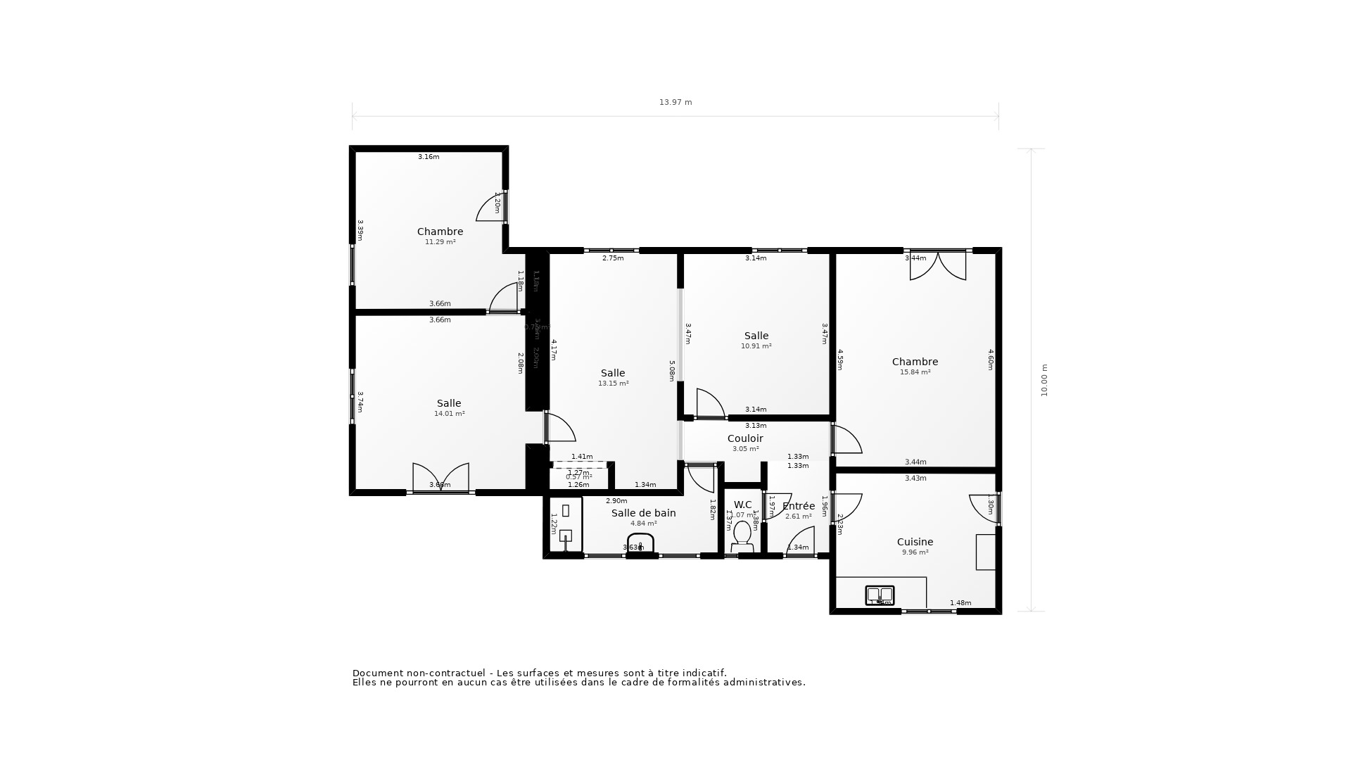 Vente Maison COUTRAS - 4 pièces - 91 m² - (33230)