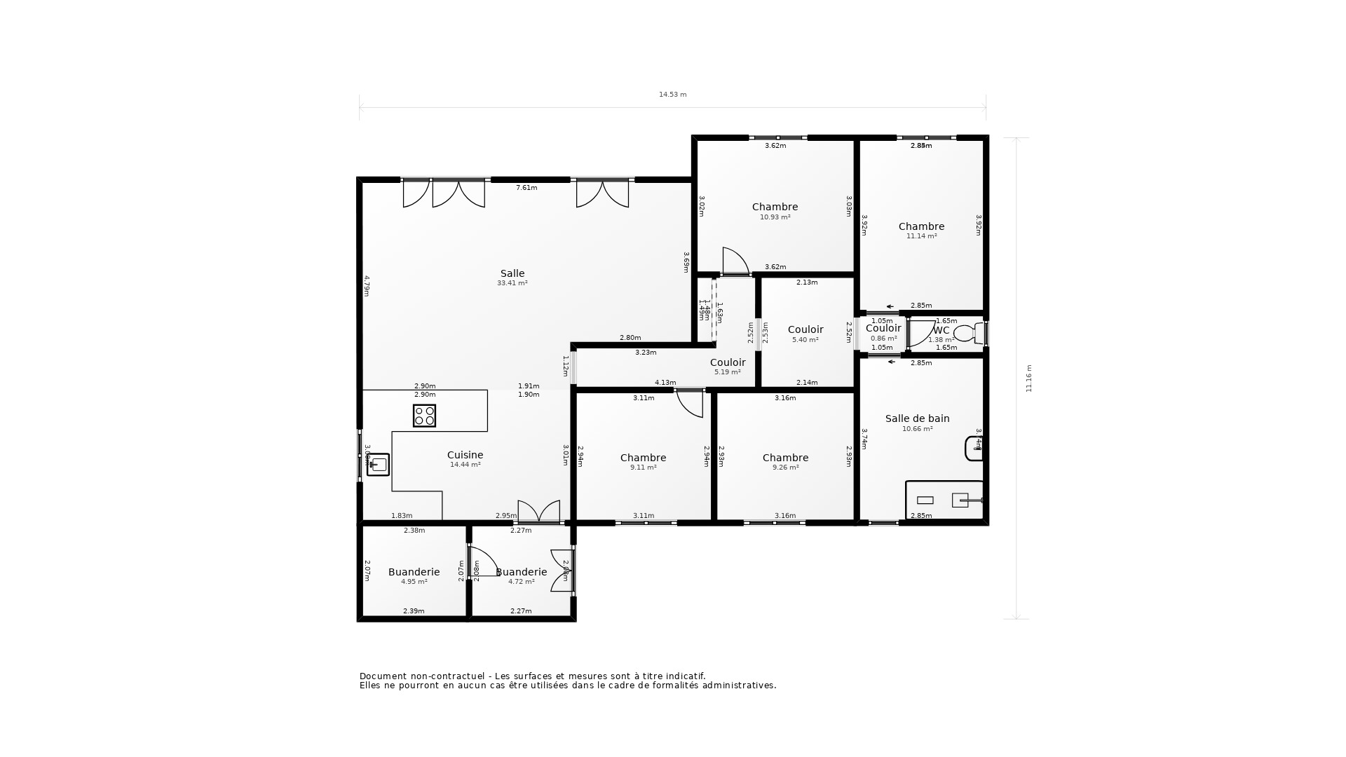 Vente Maison ST DENIS DE PILE - 5 pièces - 109 m² - (33910)