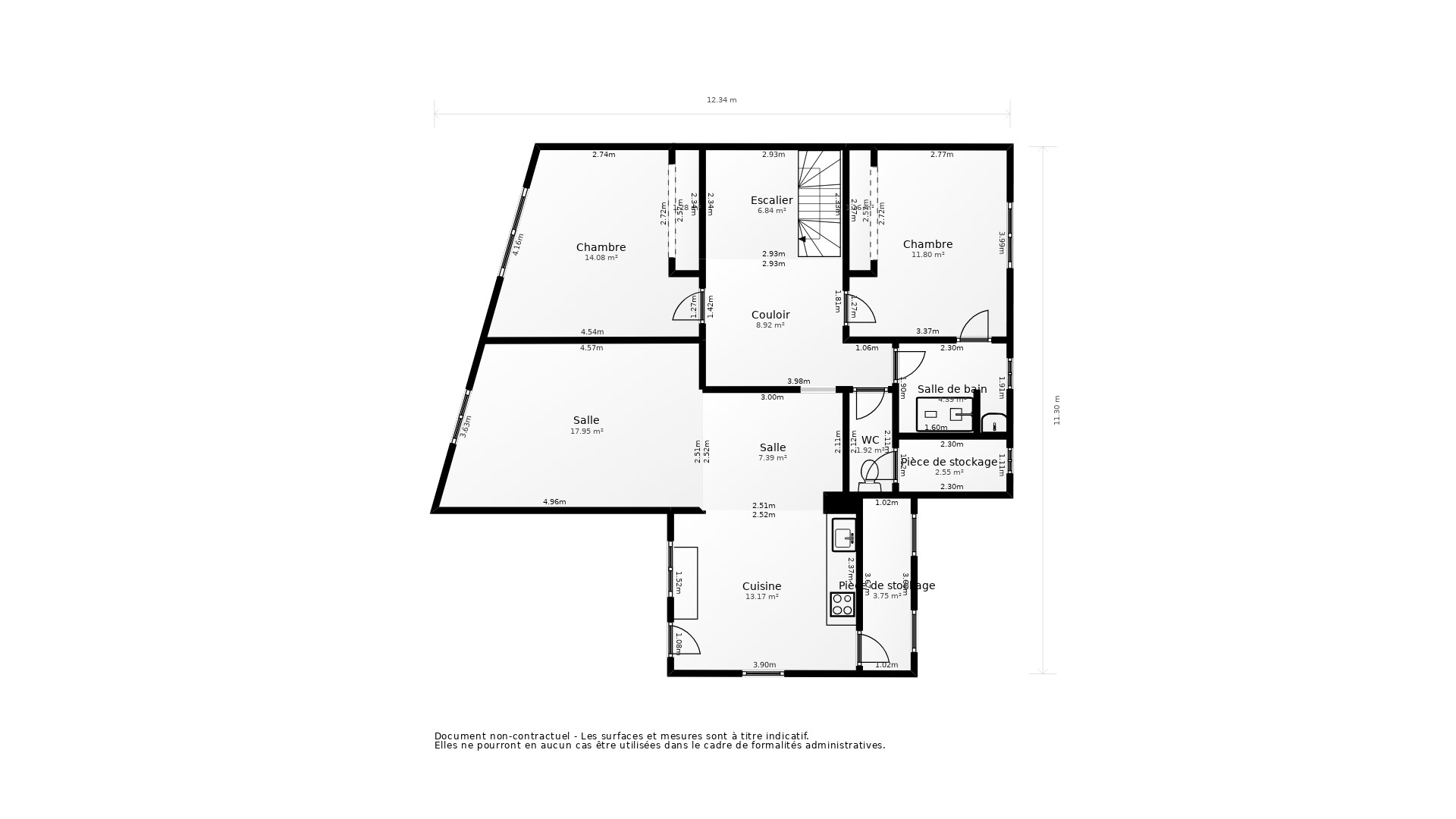 Vente Appartement BORDEAUX - 3 pièces - 91,1 m² - (33000)