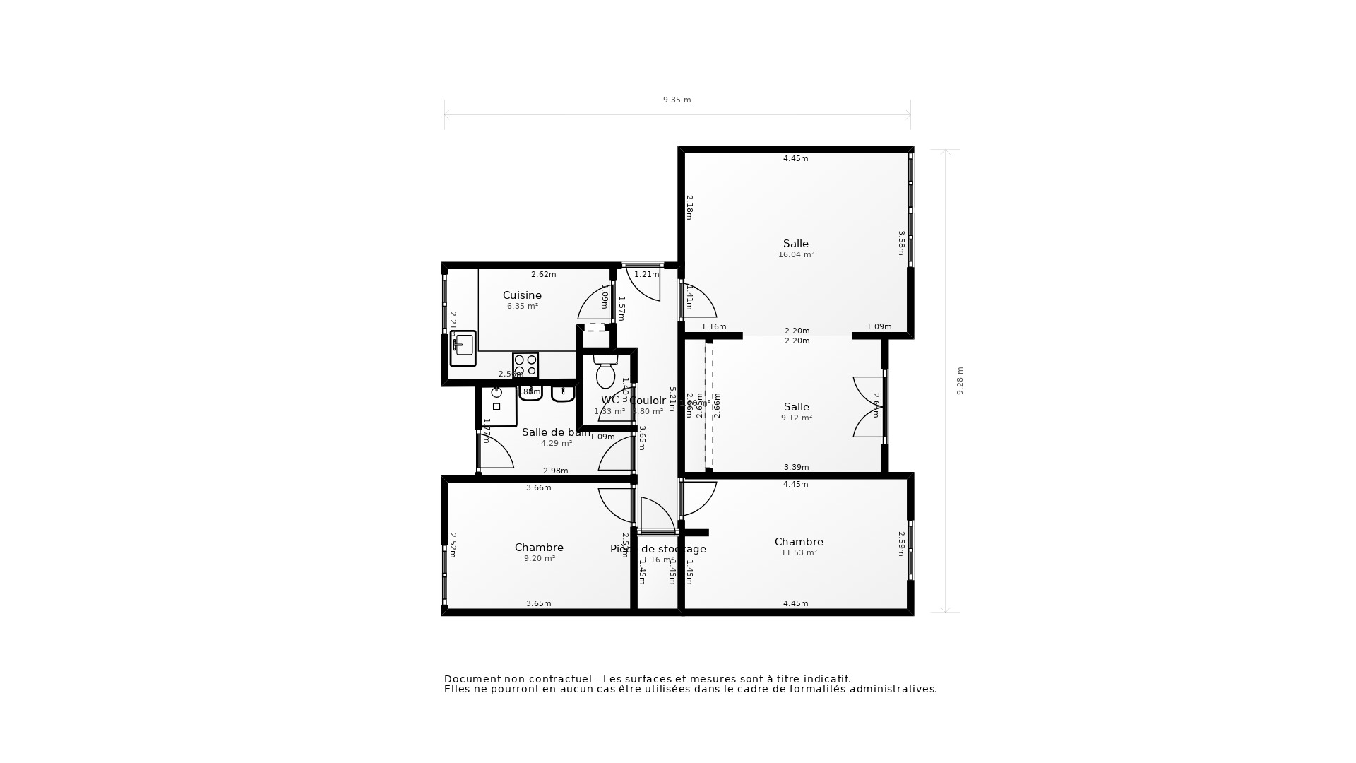Vente Appartement MERIGNAC - 4 pièces - 68 m² - (33700)