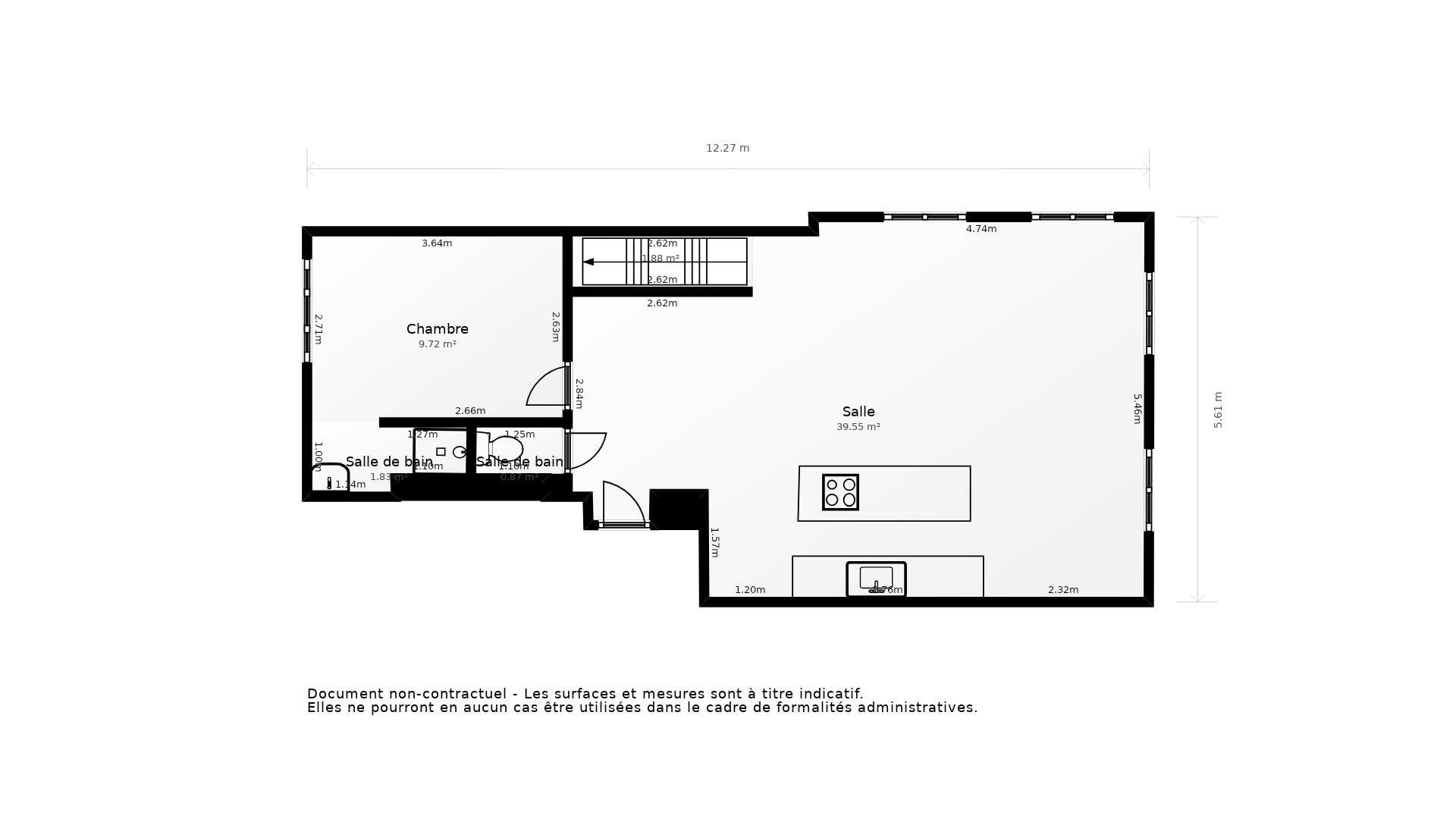 Vente Appartement LYON 01 - 3 pièces - 71 m² - (69001)