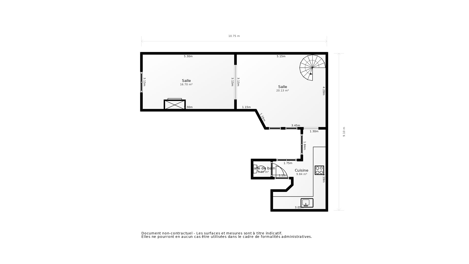 Vente Appartement MONTPELLIER - 3 pièces - 82 m² - (34000)