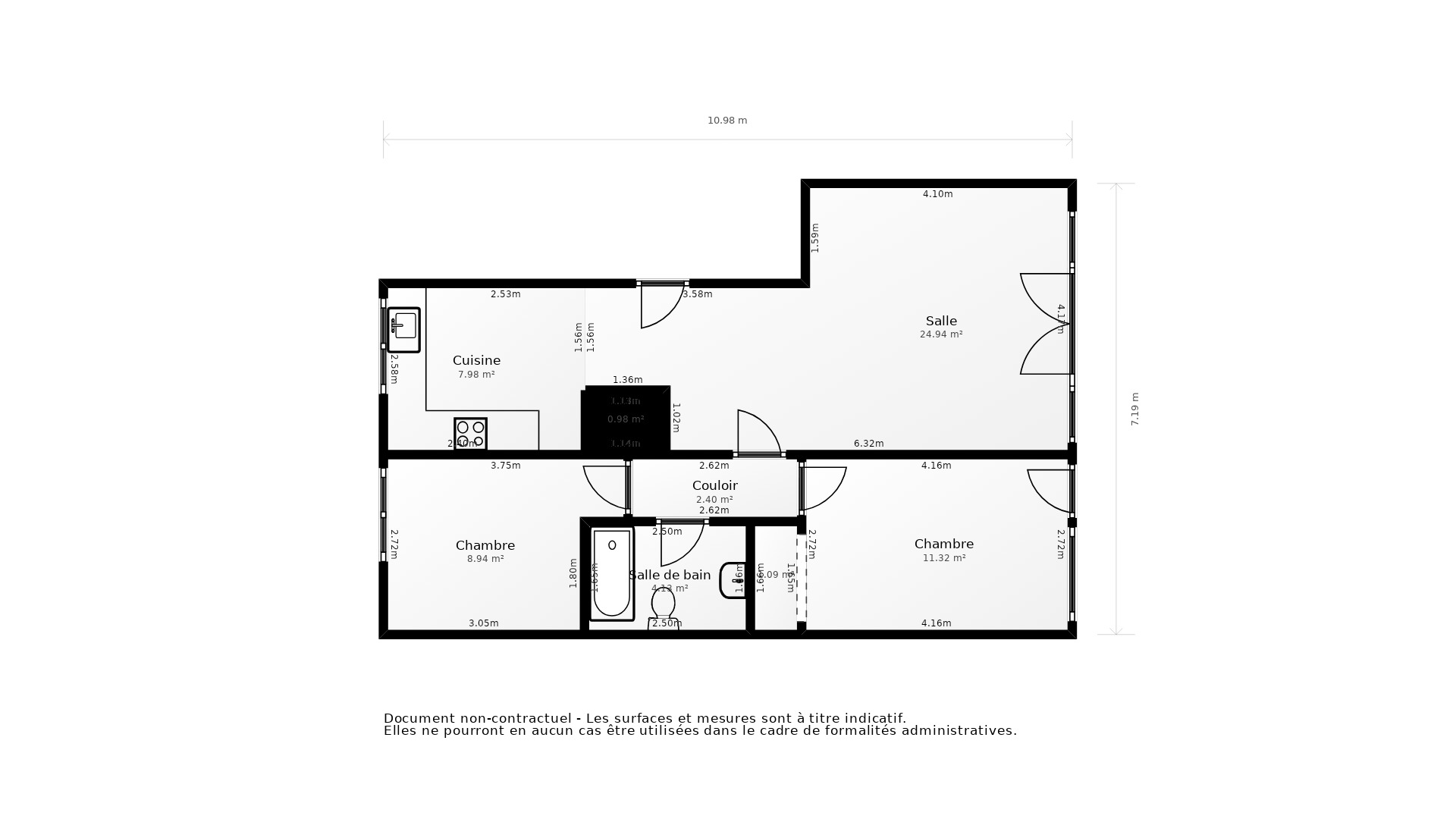 Vente Appartement LORMONT - 3 pièces - 63 m² - (33310)