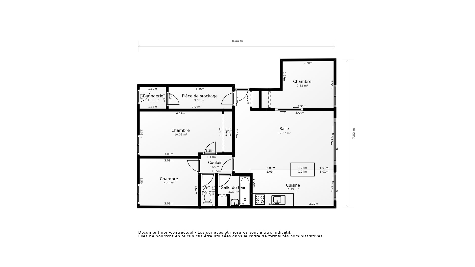 Vente Appartement MERIGNAC - 4 pièces - 72 m² - (33700)
