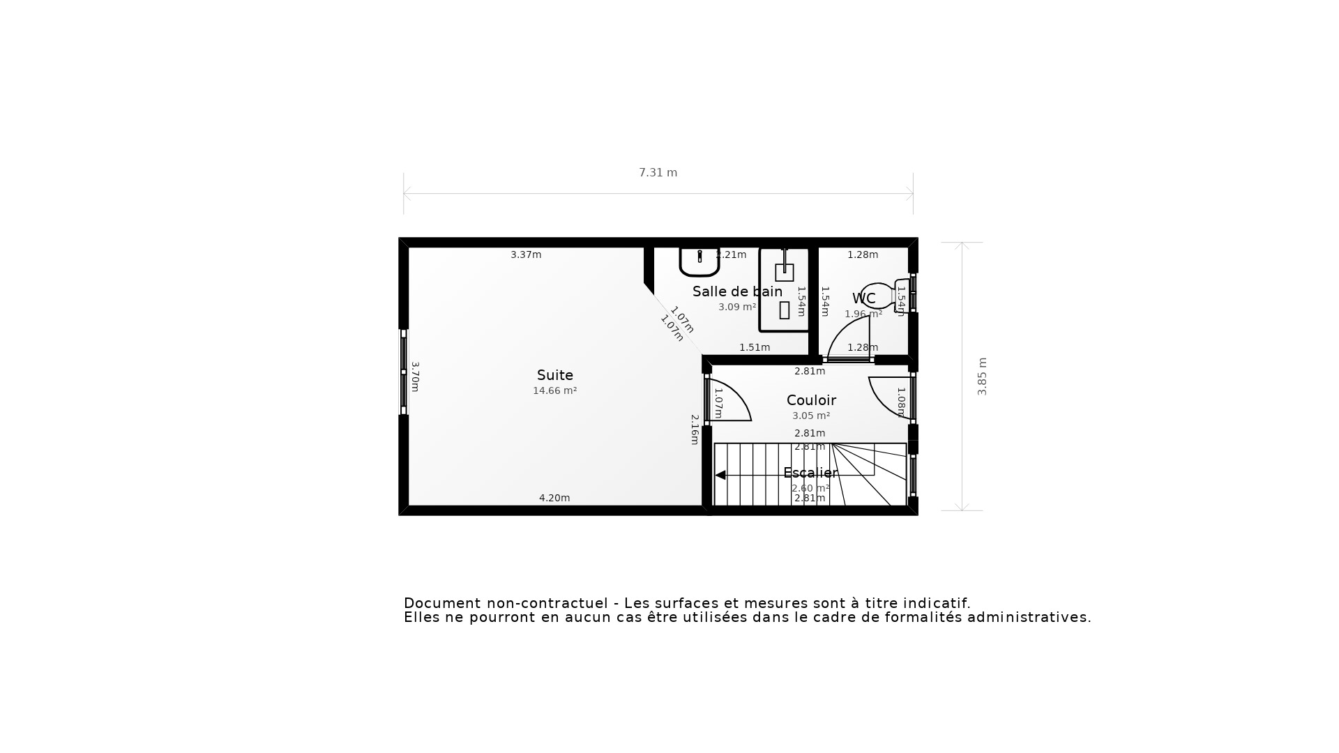 Vente Appartement LA ROCHELLE - 2 pièces - 44 m² - (17000)