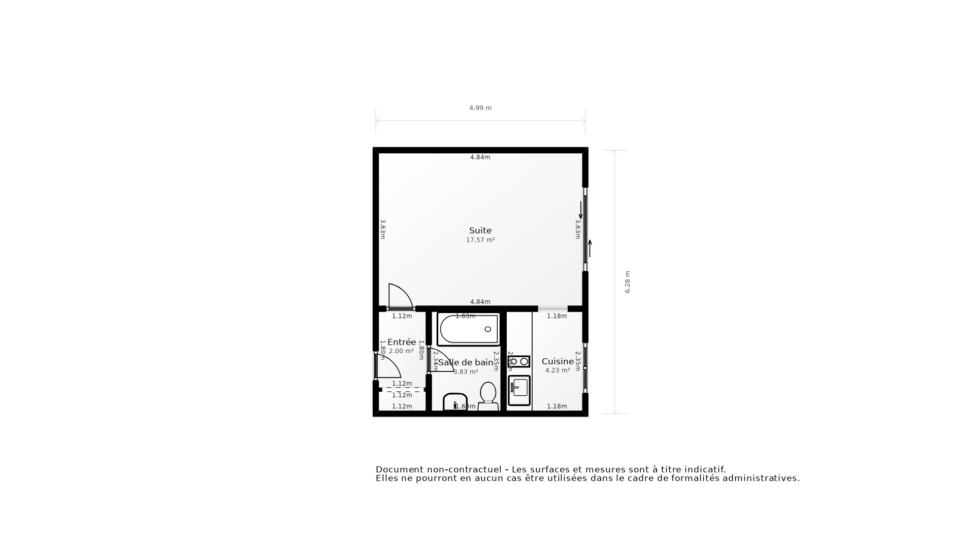 Vente Appartement LYON 07 - 1 pièce - 30 m² - (69007)