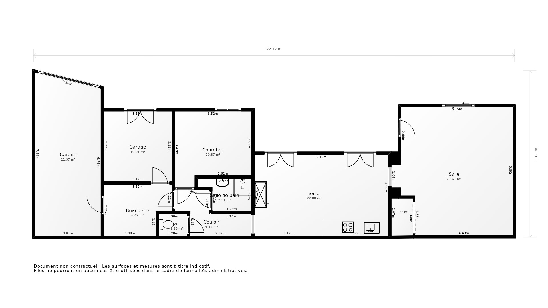 Vente Maison ST GEORGES D OLERON - 3 pièces - 73 m² - (17190)