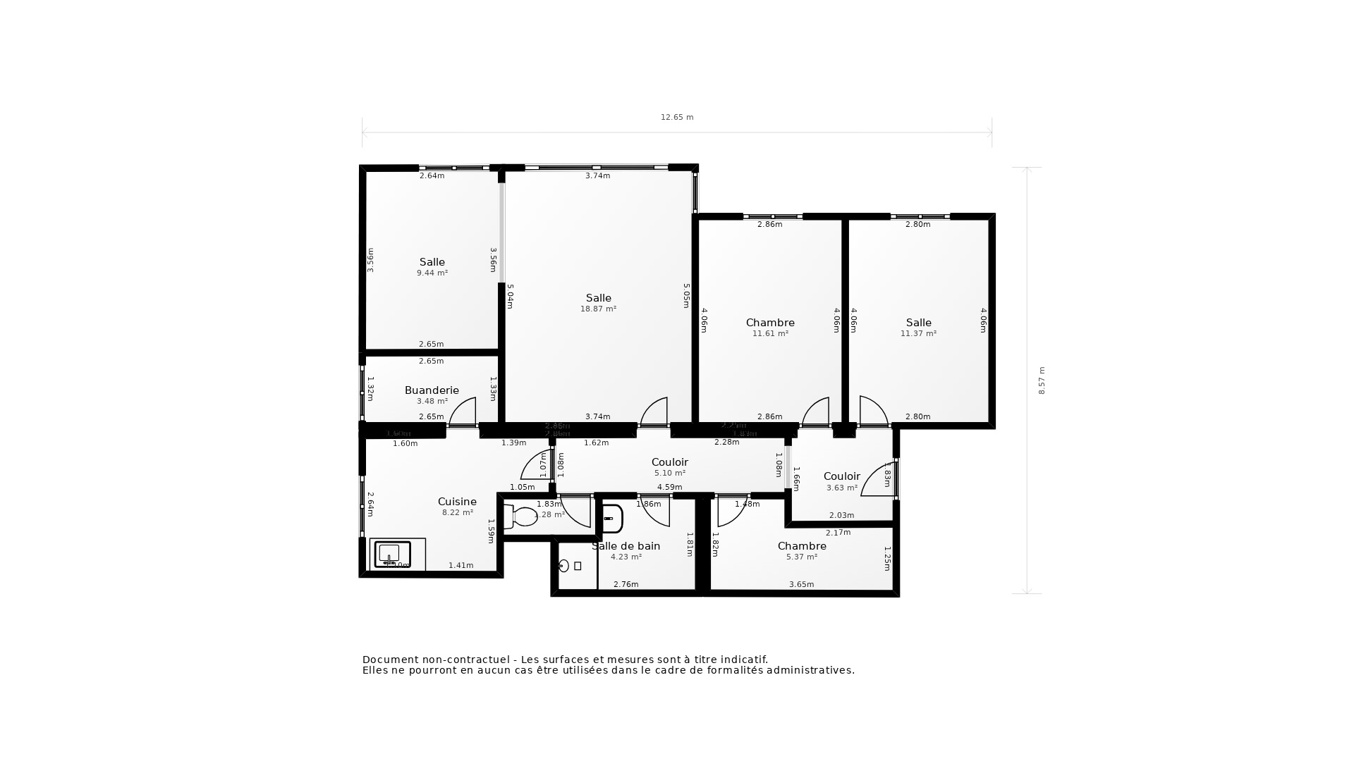 Vente Appartement MERIGNAC - 4 pièces - 75 m² - (33700)