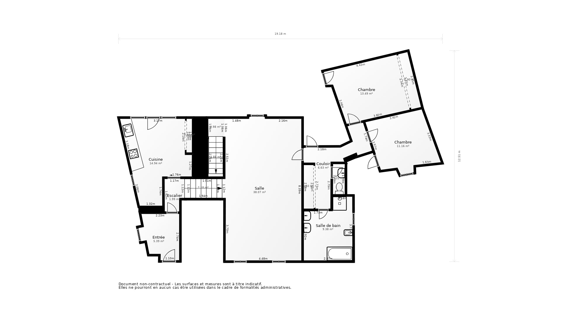 Vente Maison ASNIERES SUR NOUERE - 4 pièces - 145 m² - (16290)