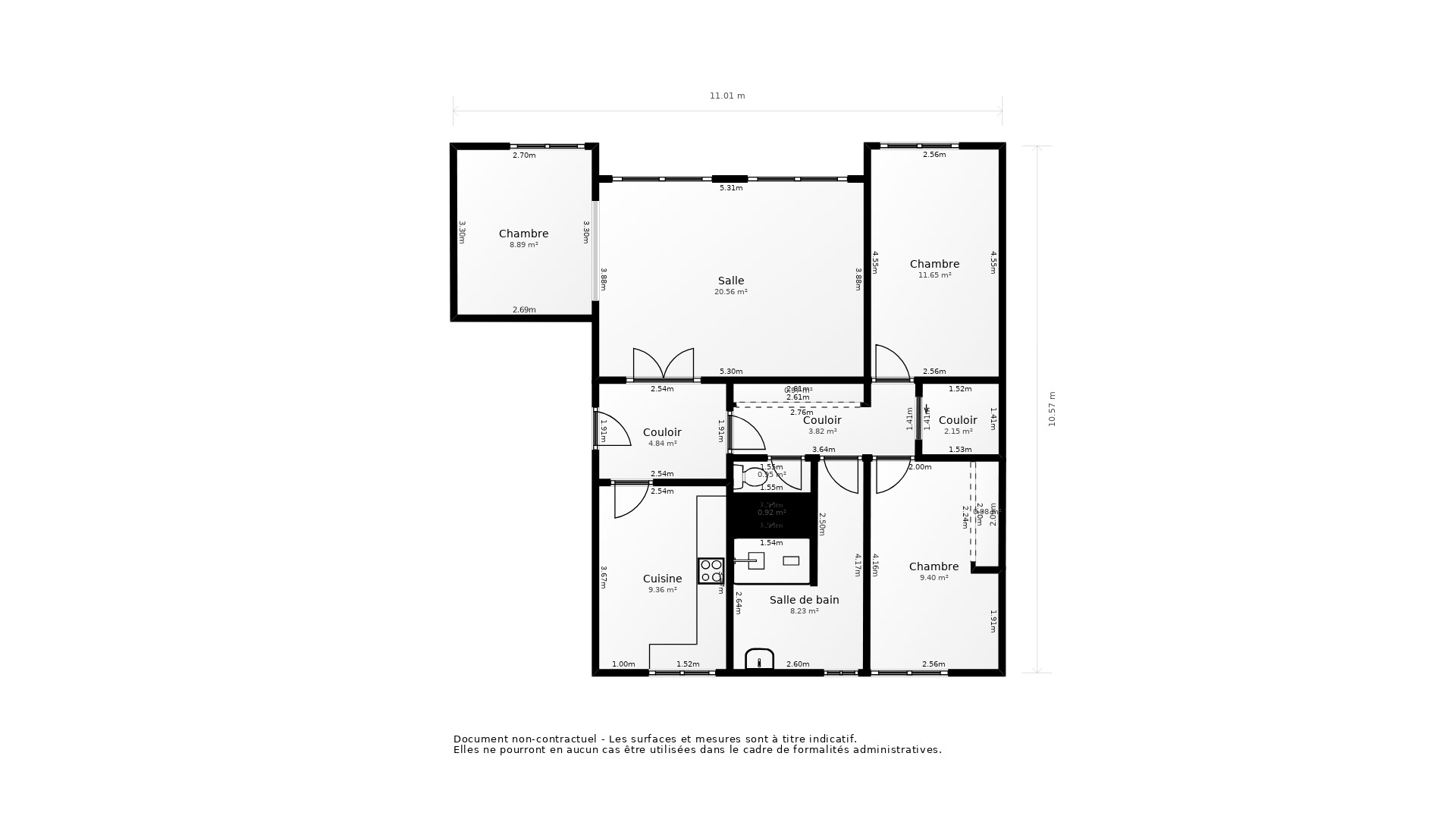 Vente Appartement GRADIGNAN - 4 pièces - 86 m² - (33170)