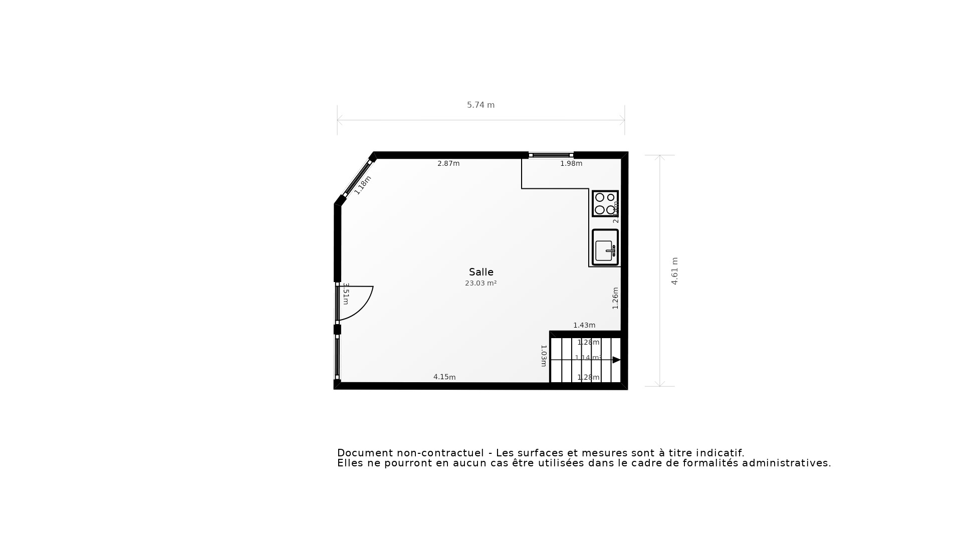 Vente Maison CREON - 3 pièces - 53 m² - (33670)