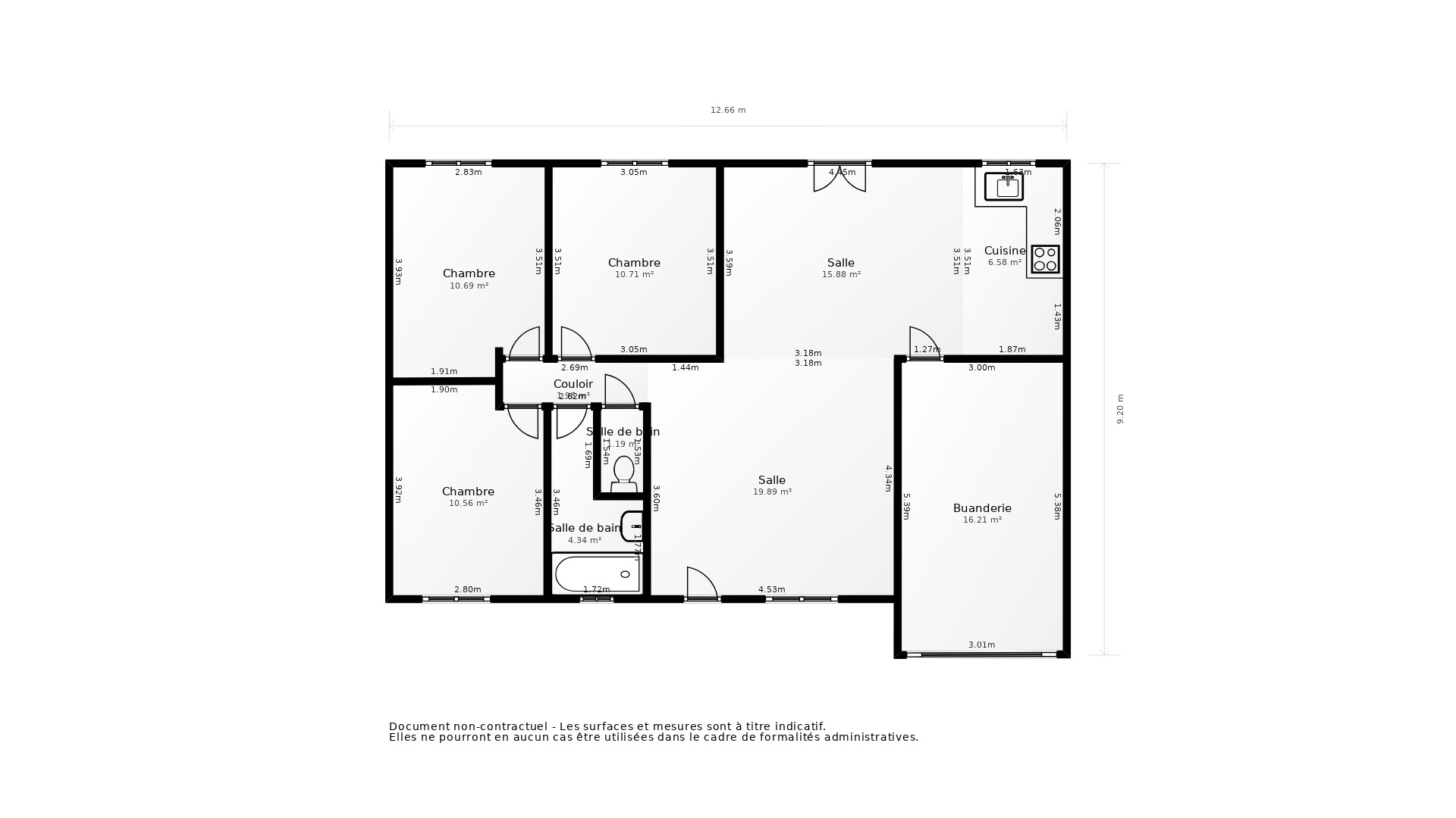 Vente Maison BEAULIEU LES LOCHES - 4 pièces - 80 m² - (37600)