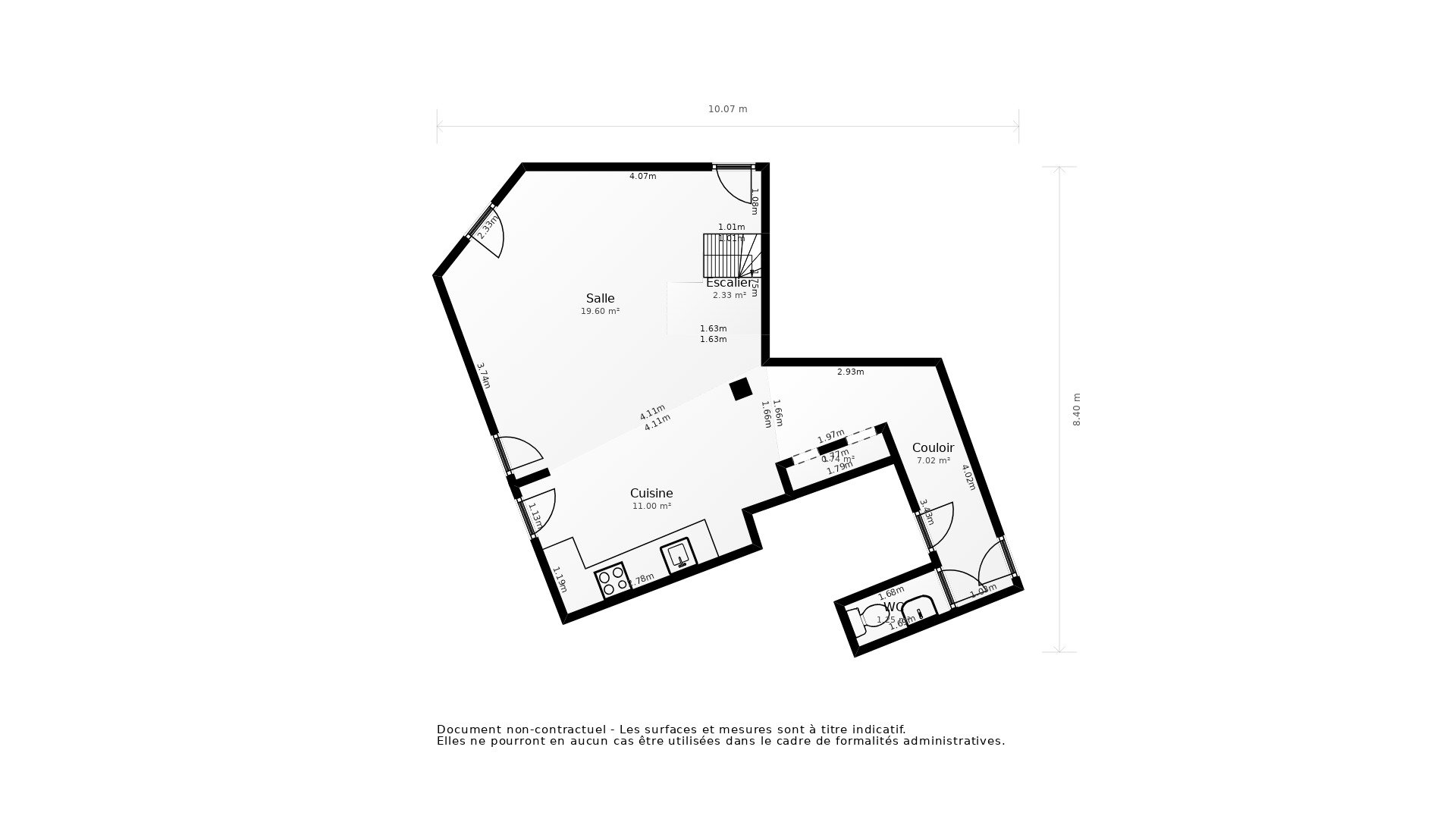 Vente Appartement BORDEAUX - 5 pièces - 92 m² - (33100)