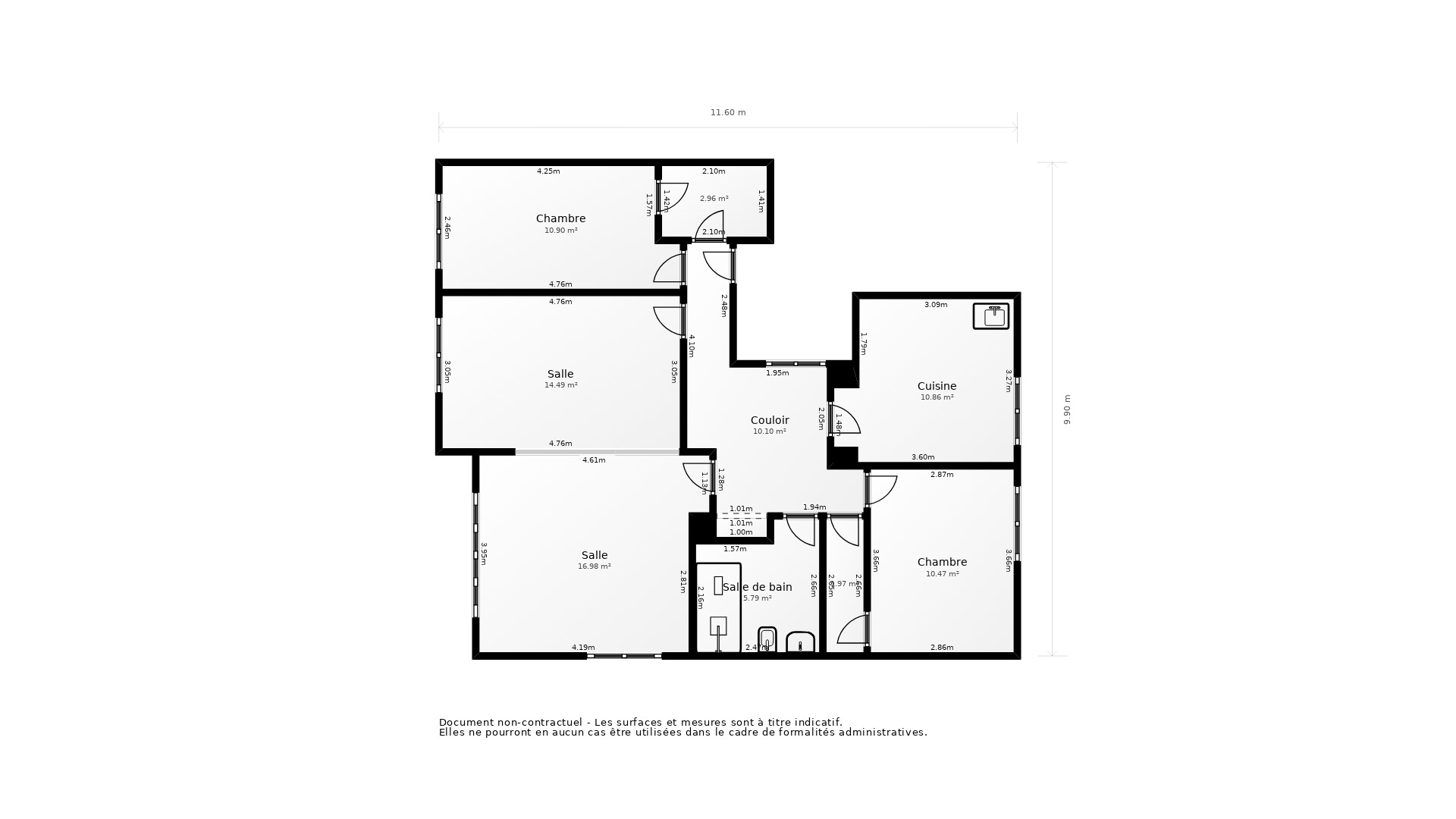 Vente Appartement LYON 03 - 3 pièces - 85 m² - (69003)