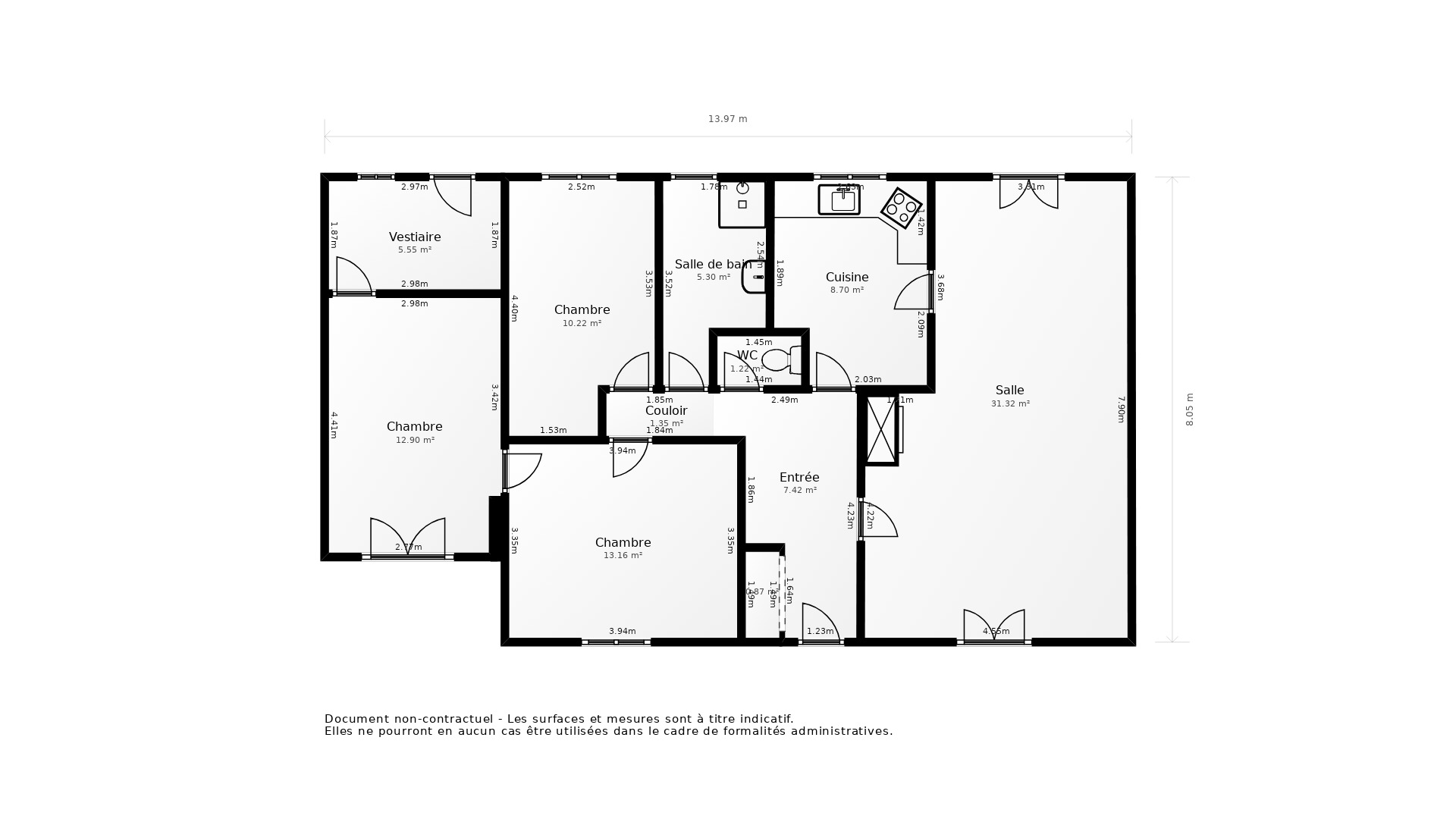 Vente Maison FOURAS - 5 pièces - 92 m² - (17450)