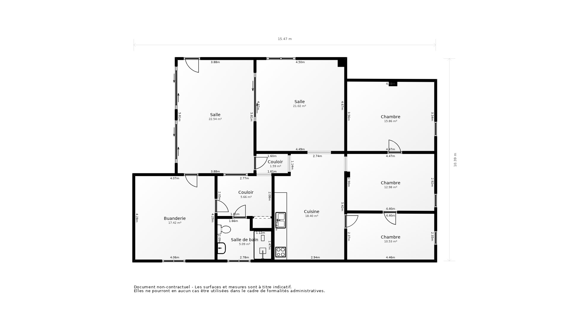 Vente Maison LA TREMBLADE - 5 pièces - 116 m² - (17390)
