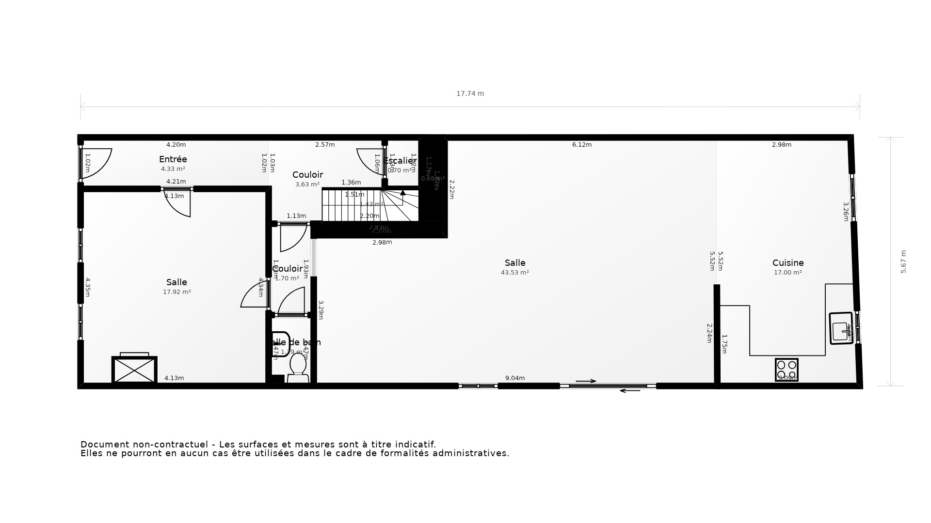 Vente Maison BORDEAUX - 5 pièces - 162 m² - (33800)